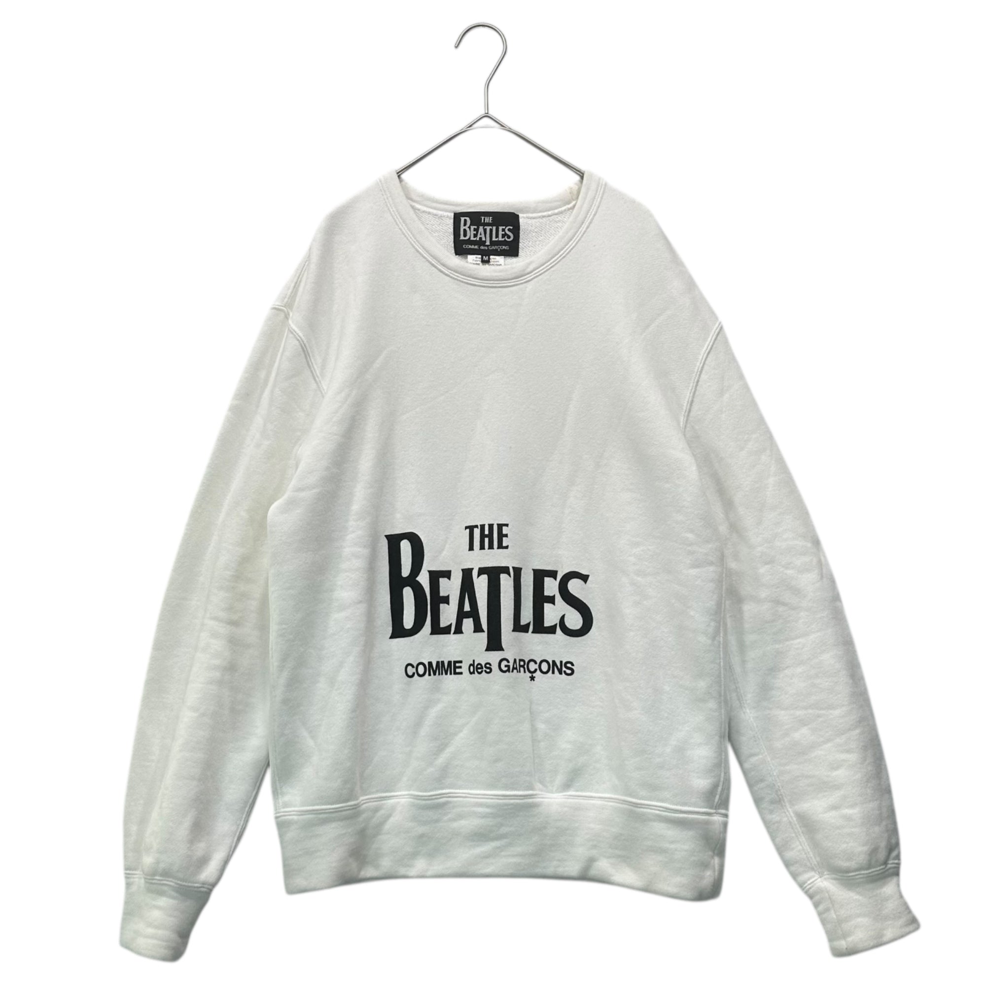 THE BEATLES COMME des GARCONS(ザビートルズコムデギャルソン) スウェット M ホワイト