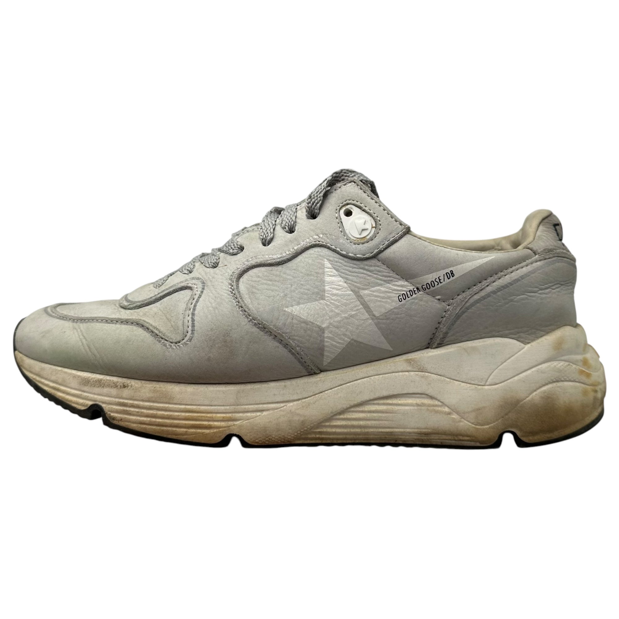 GOLDEN GOOSE(ゴールデングース) Running Sole ユーズド 加工 ランニング ローカット スニーカー 37(24cm程度) ライトグレー