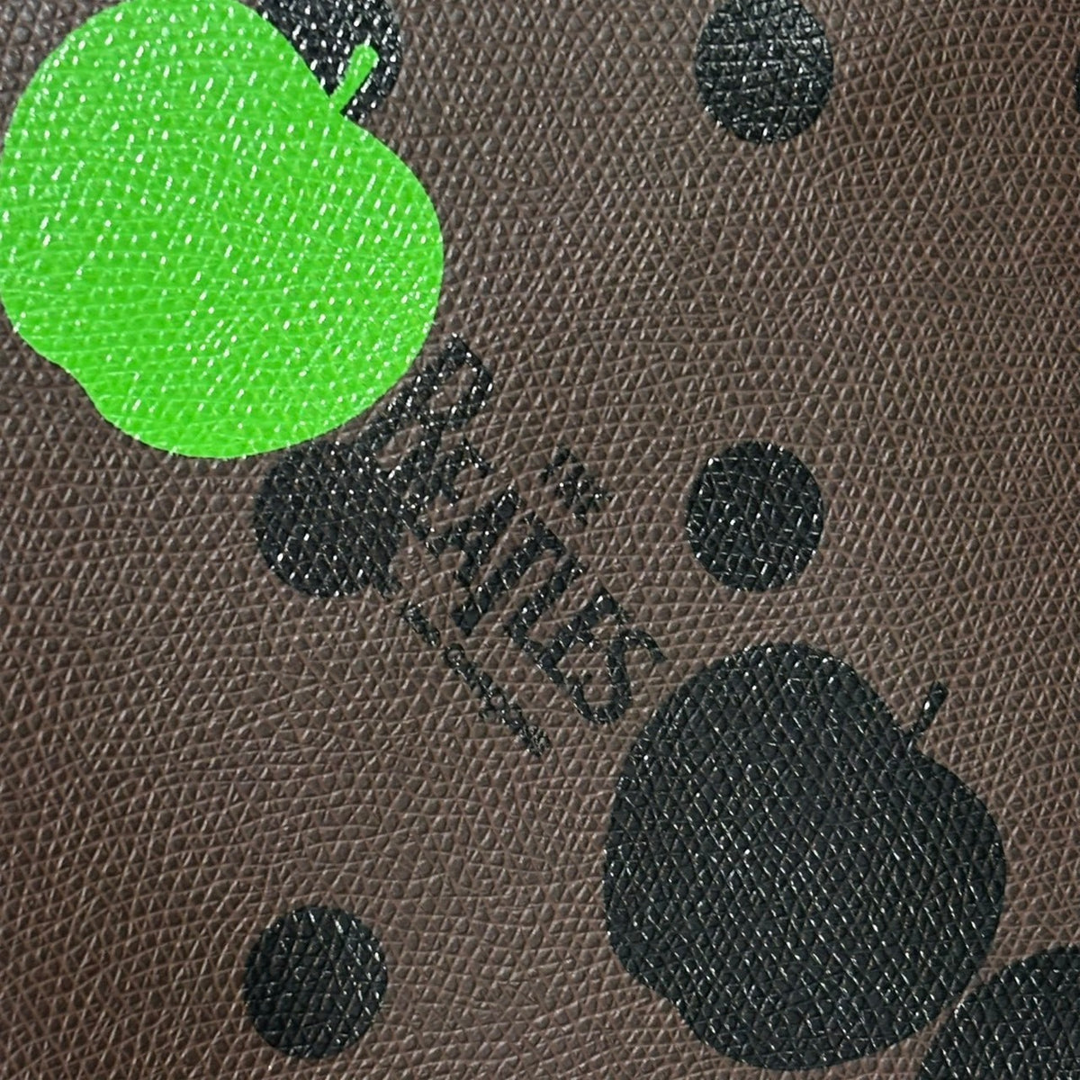 THE BEATLES COMME des GARCONS(ザビートルズコムデギャルソン) Boat Bag Green Apple ボート バッグ グリーン アップル VD-K001 ブラウン 2009 アーカイブ