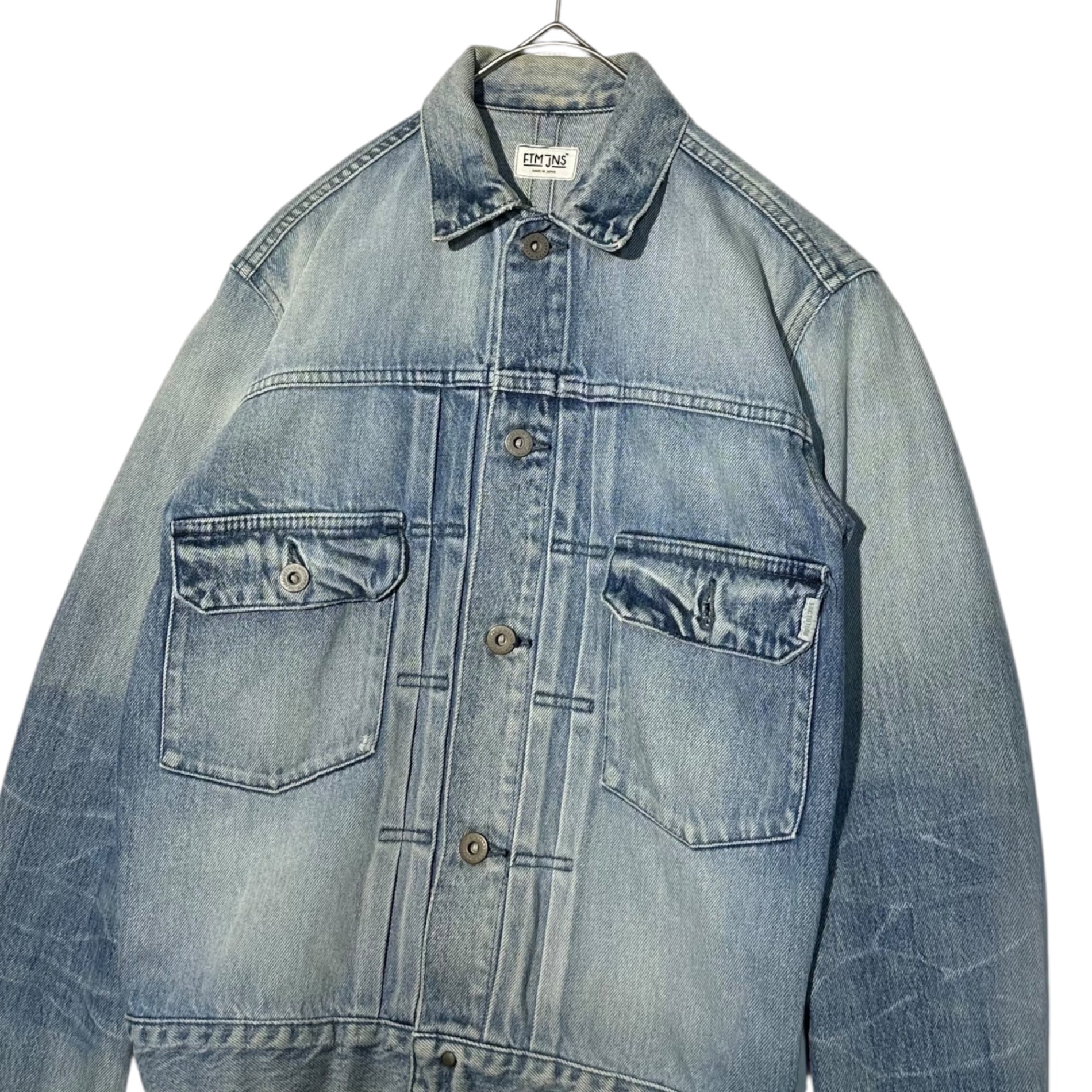 FACTOTUM(ファクトタム) LESS Series Real Vintage 2nd Denim Jacket LESS シリーズ リアル ヴィンテージ 2ND Gジャン 06020932 44 ライトインディゴ デニム ジャケット FTMjns