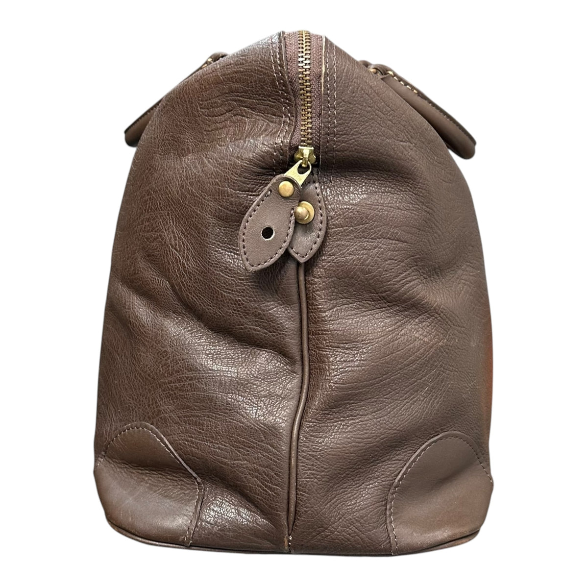 tricot COMME des GARCONS(トリココムデギャルソン) 1980's All-Leather Big Boston Bag オール レザー ビッグ ボストン バッグ FREE ブラウン 80s アーカイブ