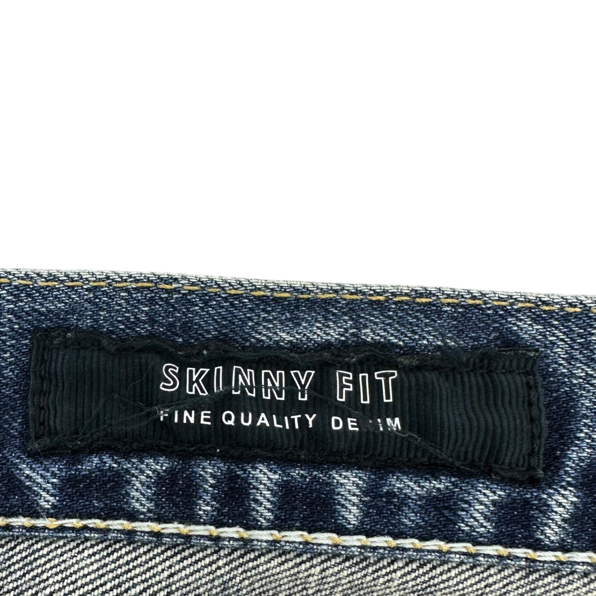 FDMTL(ファンダメンタル) Sashiko Patchwork Denim Skinny Pants 刺し子 パッチワーク デニム スキニー パンツ W28/L30 ライトインディゴ