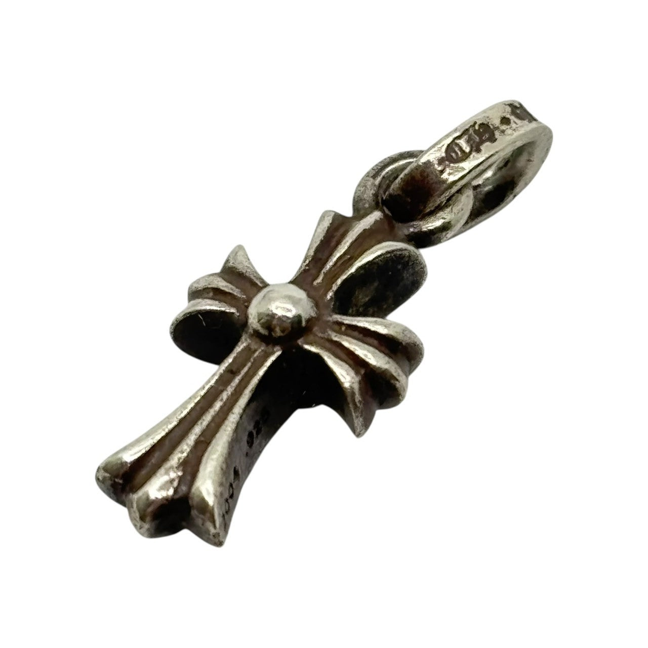 CHROME HEARTS(クロムハーツ) CH Cross Baby Fat Charm CH クロス ベイビー ファット チャーム シルバー ネックレス ペンダント トップ