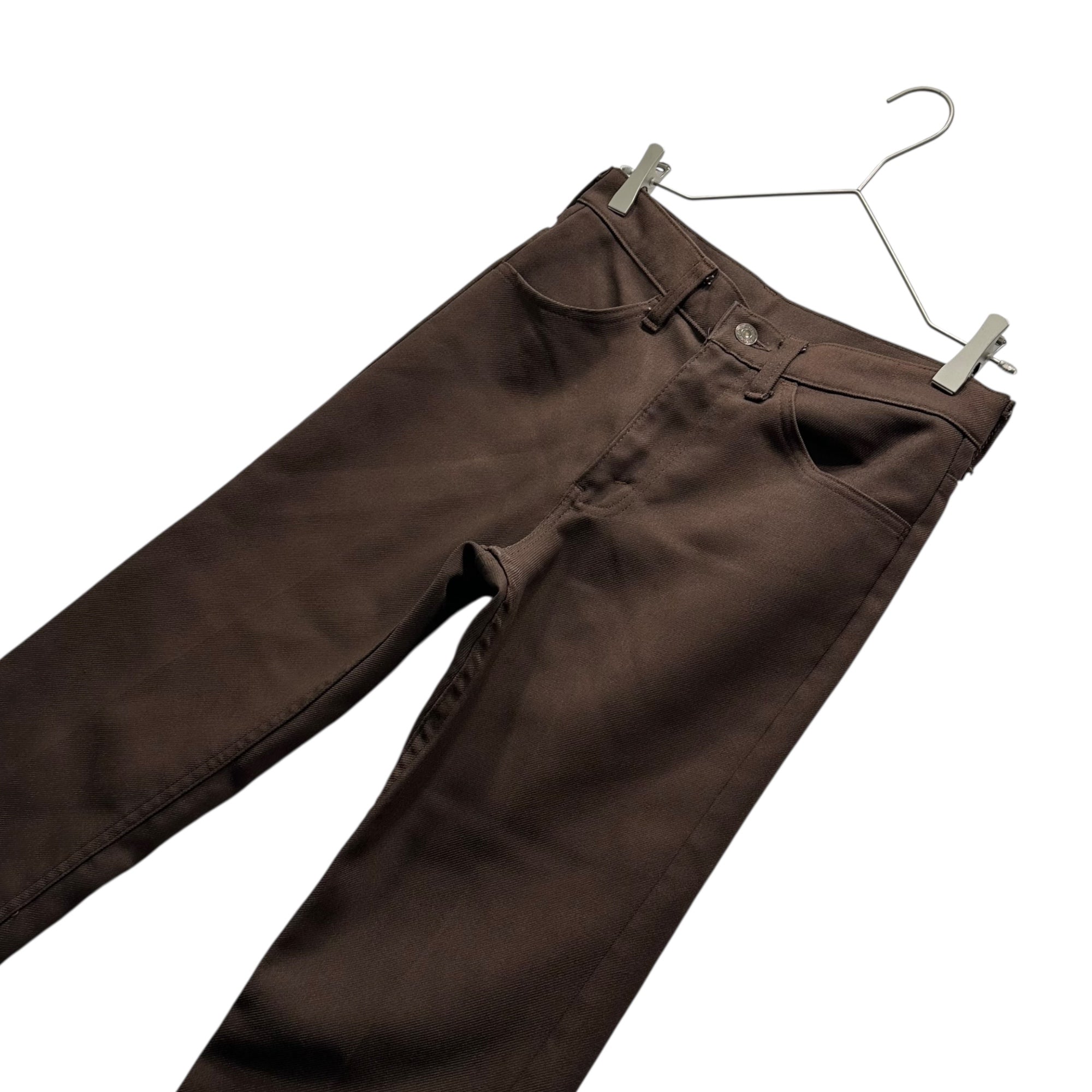 Levi's(リーバイス) 80’s 517 USA made 42 TALON STA-PREST Boot Cut Pants スタプレ ブーツ カット パンツ 10517-6128 W29 L33 ブラウン 80年代 ヴィンテージ スラックス