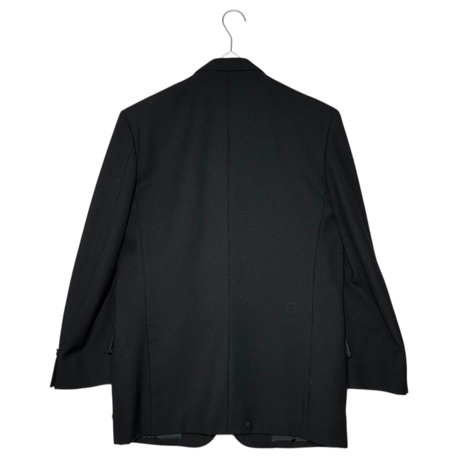 COMME des GARCONS HOMME(コムデギャルソンオム) 70’s~80's  2B Wool Tailored Jacket デカオム 2B ウール テーラード ジャケット HS-09010 S ブラック 70年代～80年代 アーカイブ