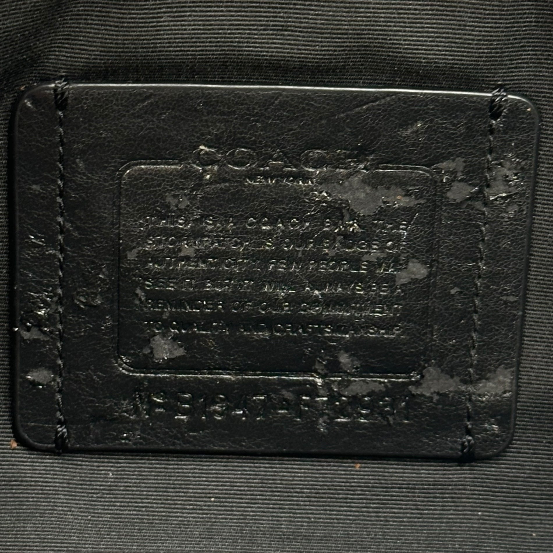 COACH(コーチ) Logo Patch Signature Body Bag ロゴ ワッペン シグネチャー ボディバッグ F72931 ベージュ×ブラック ウエスト ポーチ ショルダー バッグ 斜め掛け