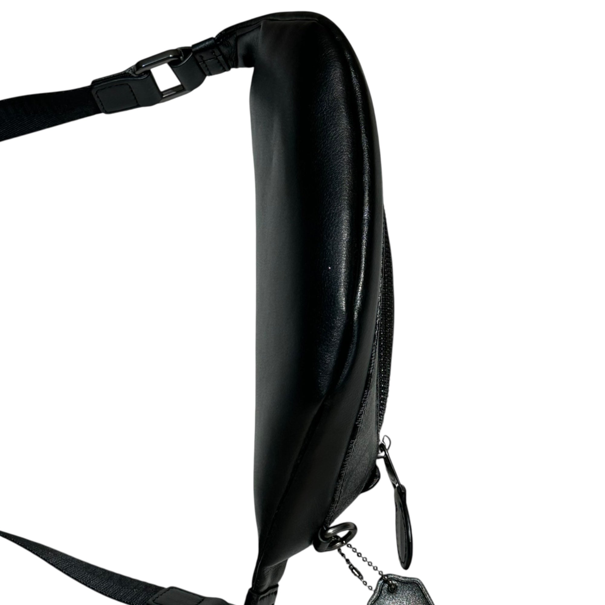 COACH(コーチ) Warren Belt Bag Signature Canvas ワーレン ベルト バッグ シグネチャー キャンバス H1961 ブラック ボディバッグ ウエスト ポーチ 斜め掛け ショルダー バッグ