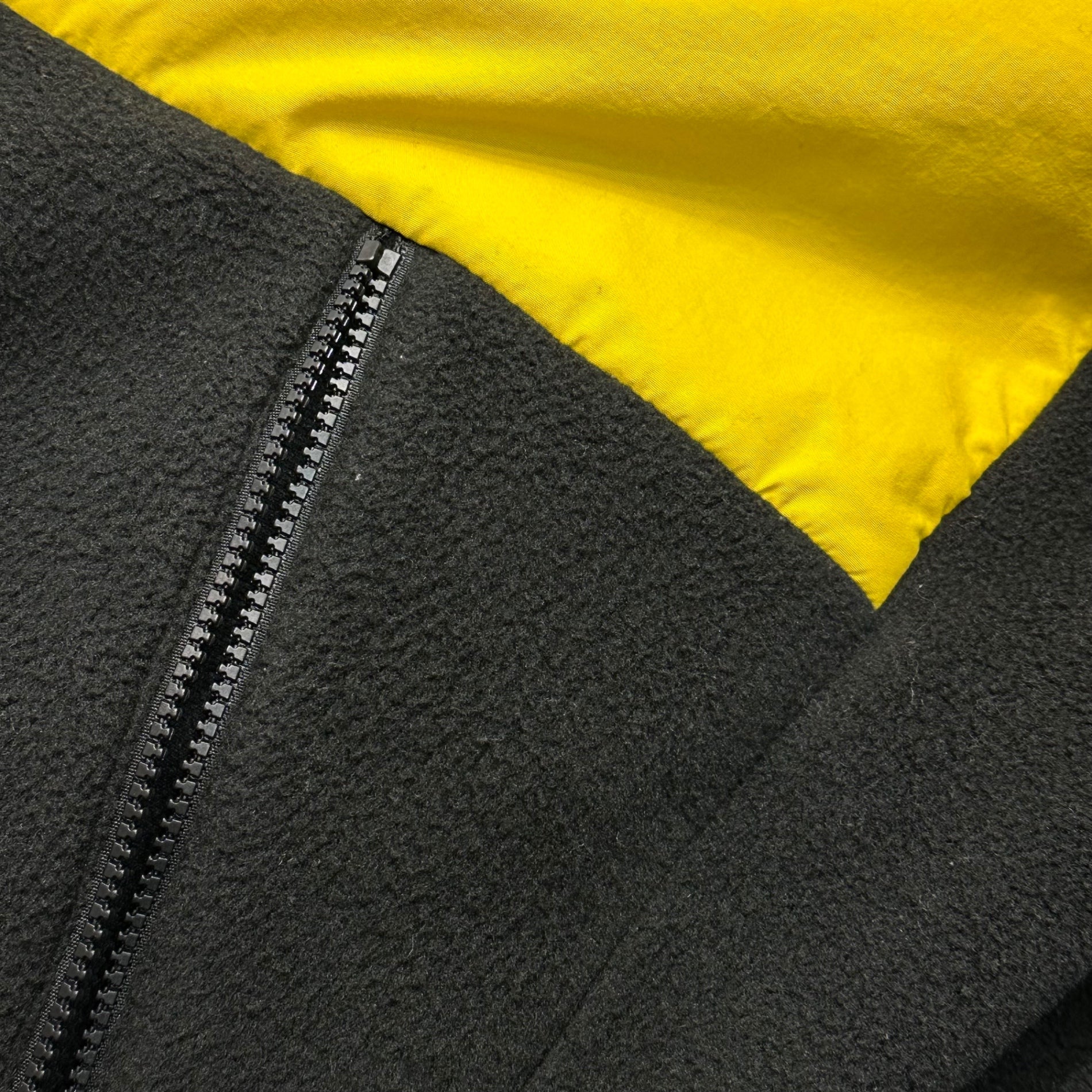 THE NORTH FACE(ノースフェイス) Denali Hoodie デナリ フーディ NA71832 L イエロー×ブラック フリース ジャケット