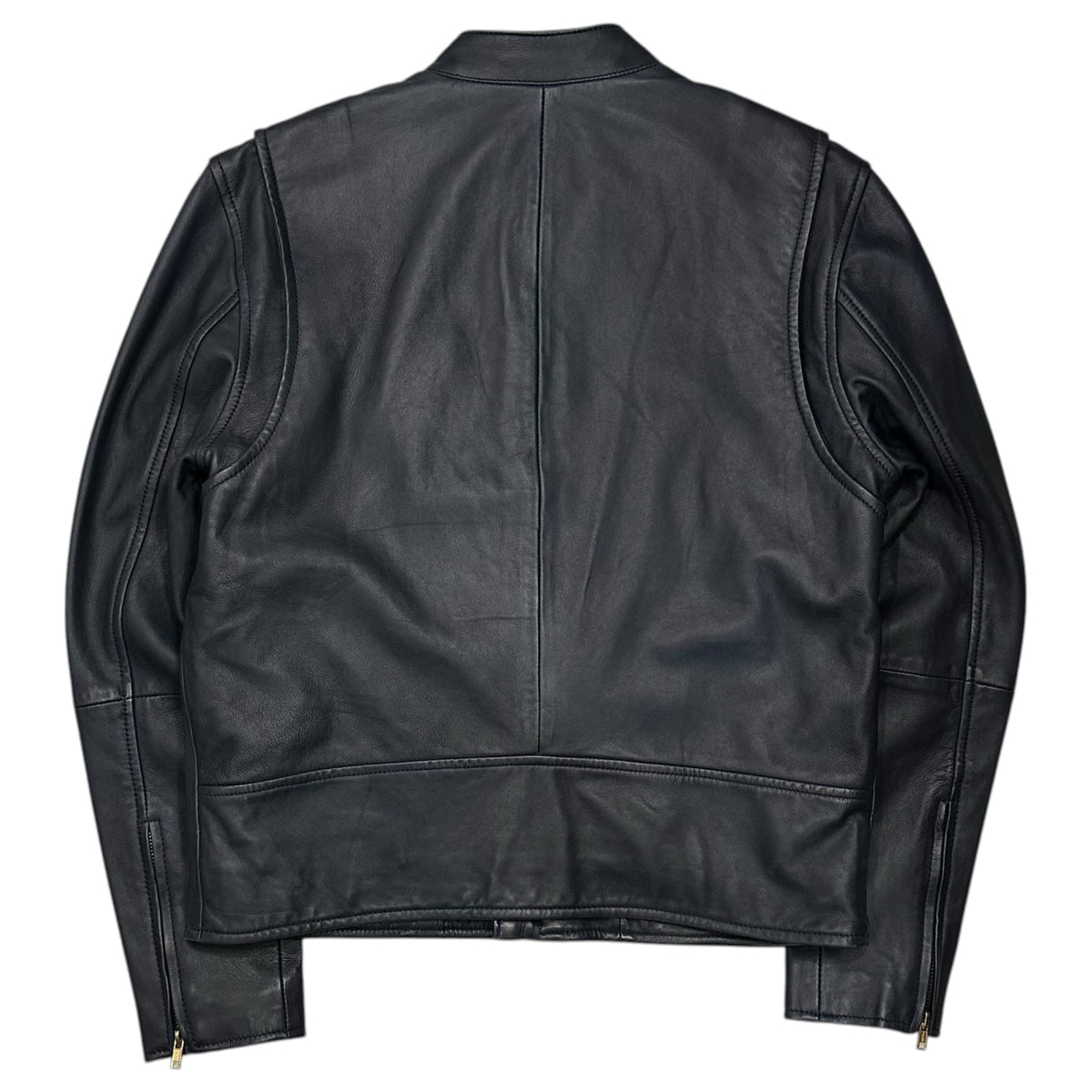 LEVI'S MADE & CRAFT(リーバイスメイド＆クラフト) Leather Biker Jacket レザー バイカー ジャケット シープハイド 17141-0001 2 ネイビー