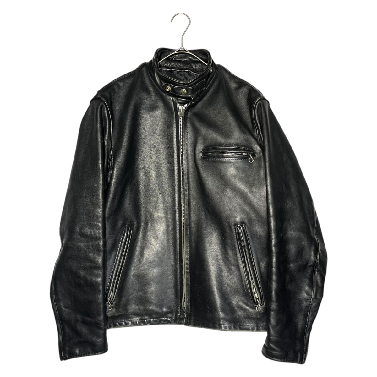 Schott ショット【L】118 ライダースジャケット ダブル ブラック 黒 