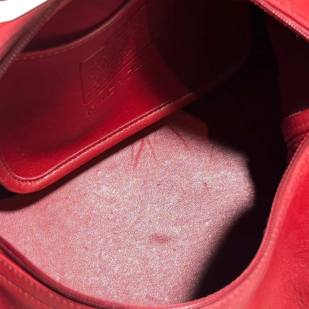 COACH(コーチ) Leather Mini Handbag レザー ミニ ハンド バッグ 4145 レッド OLD オールド