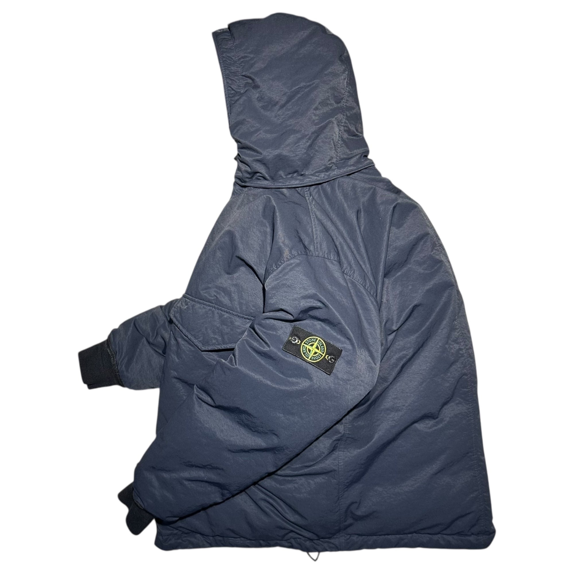 ★新品C.P. Companyナイロン46ダウンジャケットCPカンパニーストーン C.P. COMPANY - LINER PADDED HOODED JACKET フード付き キルティング