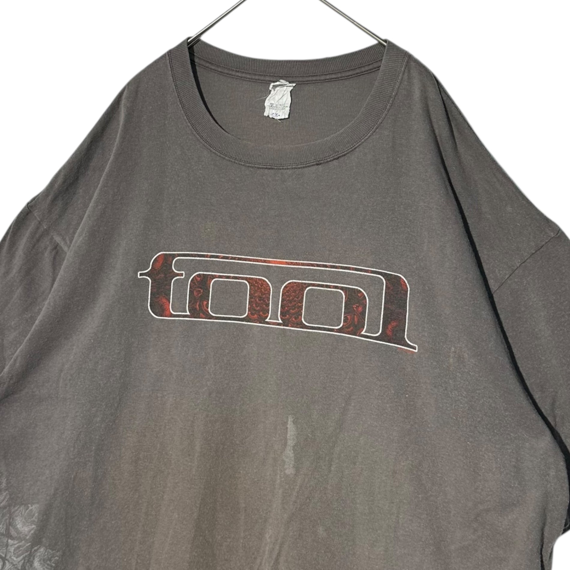anvil(アンビル) 2007 "tool" Tee トゥール バンド Tシャツ 2X グレー 00's ヴィンテージ