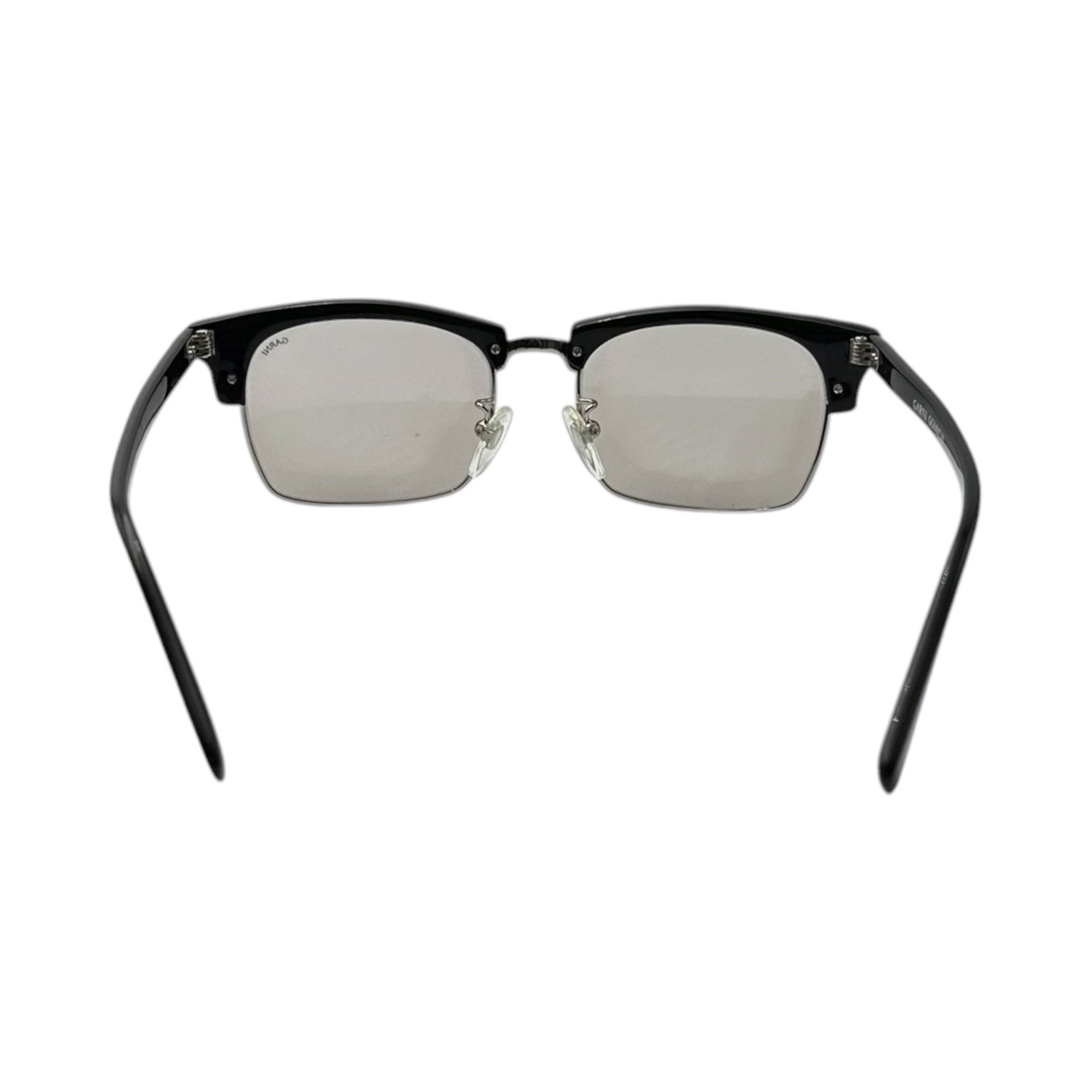 GARNI(ガルニ) Half-rim Square Sunglasses ハーフリム スクエア サングラス GG4002-01 ブラック