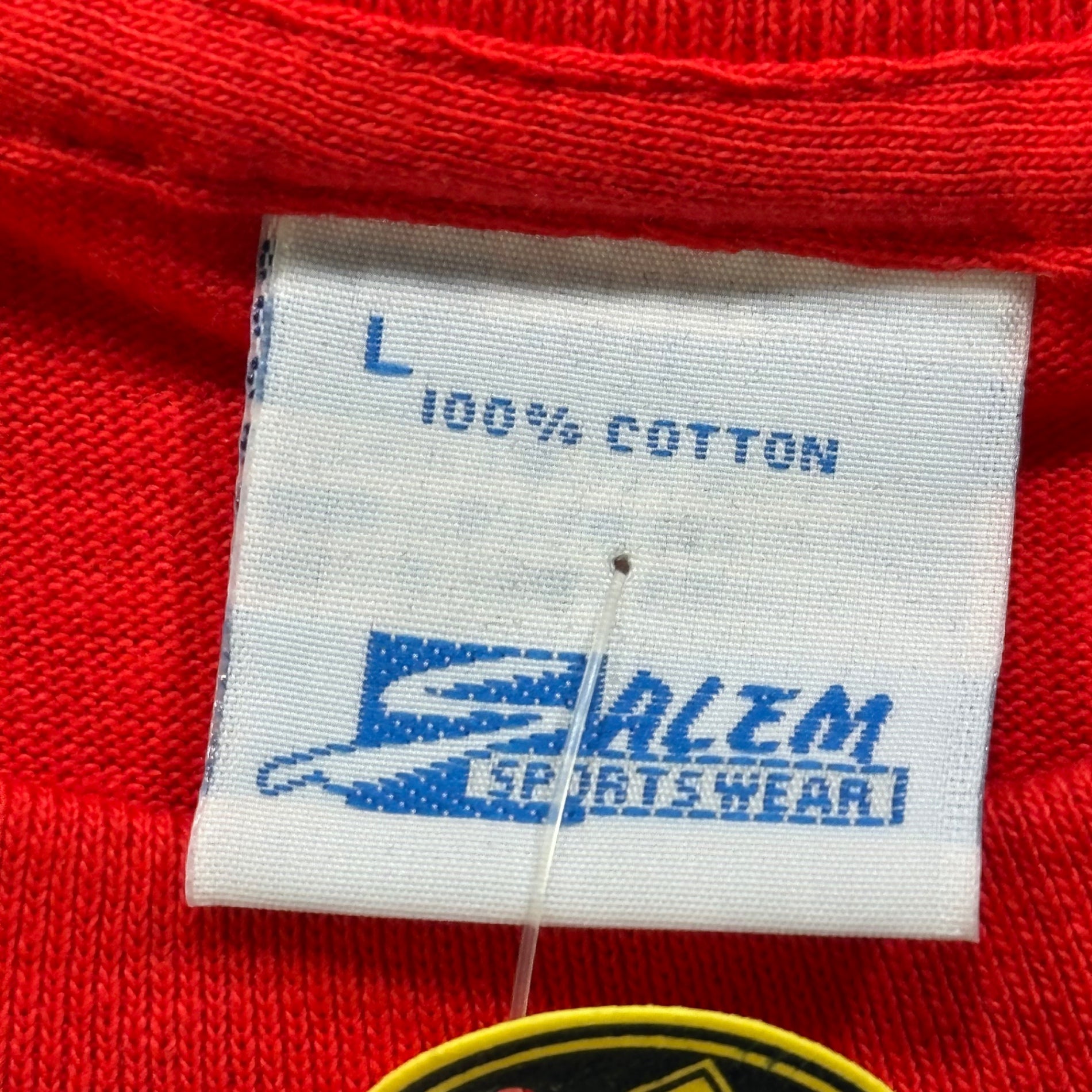 VINTAGE(ヴィンテージ) 90s Michael Jordan Character T-Shirt 90年代 マイケルジョーダン キャラクター Tシャツ L レッド デッドストック
