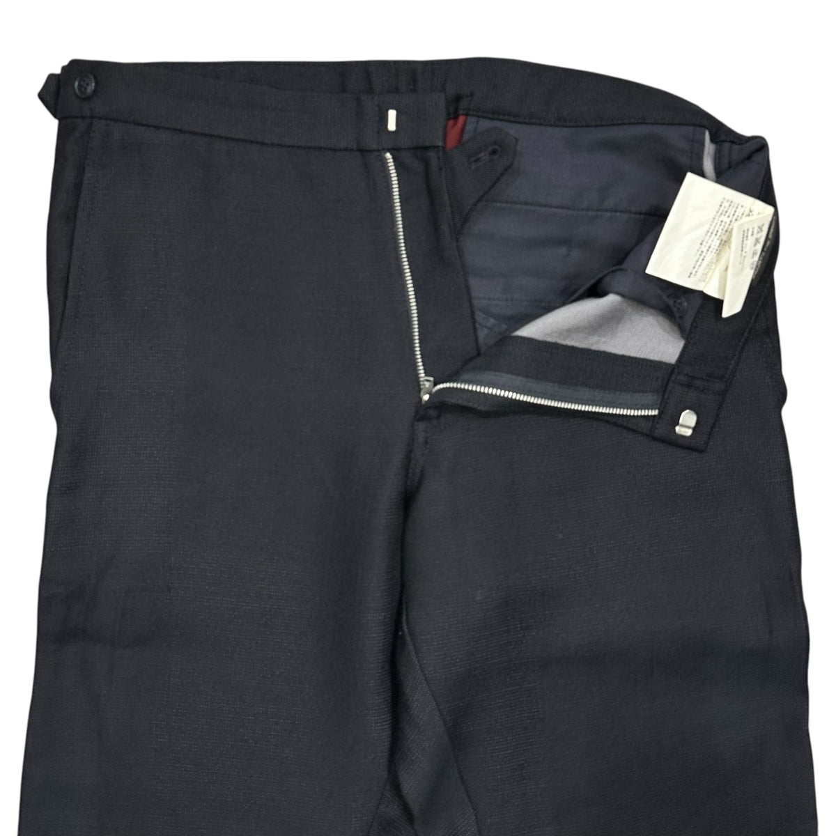 COMME des GARCONS HOMME PLUS(コムデギャルソンオムプリュス) 2001AW Mohair-Blend Straight-Leg Slacks モヘヤ混 ストレート スラックス PP-10009M M ネイビー AD2001