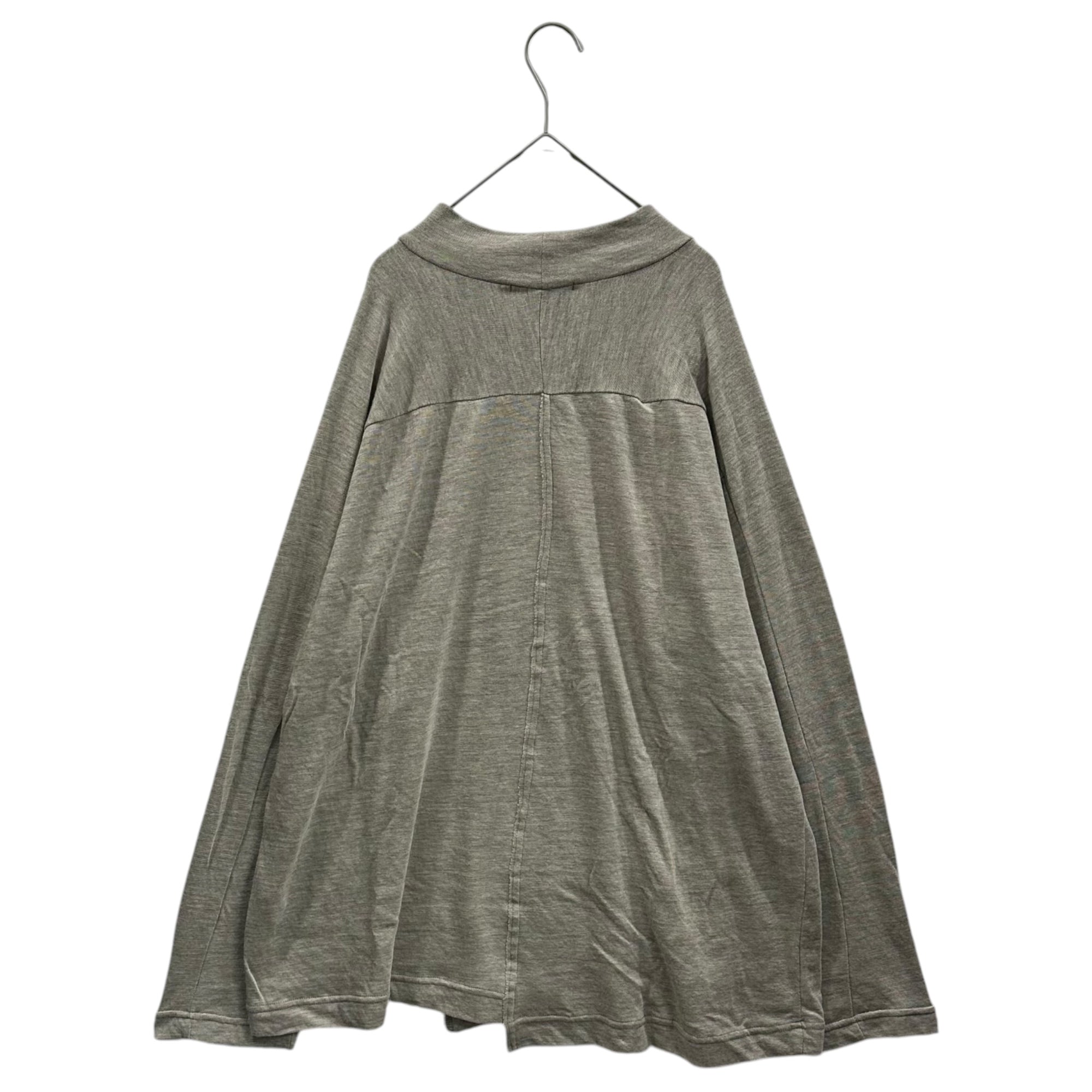 The Viridi-anne(ザヴィリディアン) 2020AW Cotton wool jersey high-neck L/S T-shirt 綿 ウール 天竺 ハイネック 長袖 カットソー - BEIGE VI-3283-01 2 ベージュ