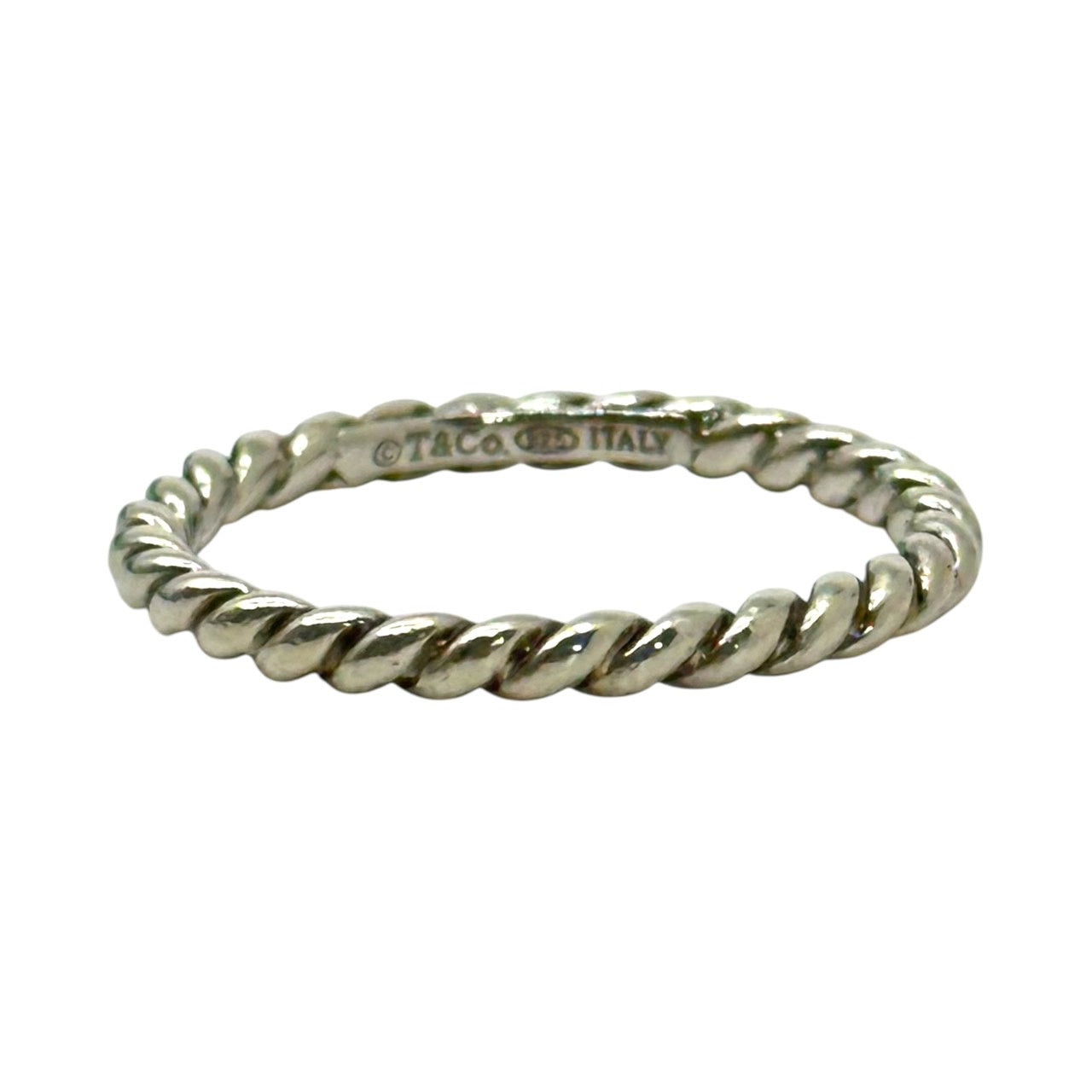【SALE対象外】TIFFANY & CO.(ティファニー) Silver Twist Ring シルバー ツイスト リング 指輪 13号 箱付 シルバー SV925