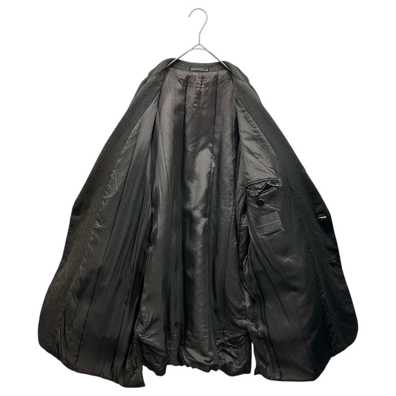 SO by alexander van slobbe(ソーバイアレクサンダーヴァンスロベ) 1993~1994’s Archive Wool padded jacket アーカイブ ウール パテッド ジャケット M グレー 90's 90年代 初期 2B テーラード