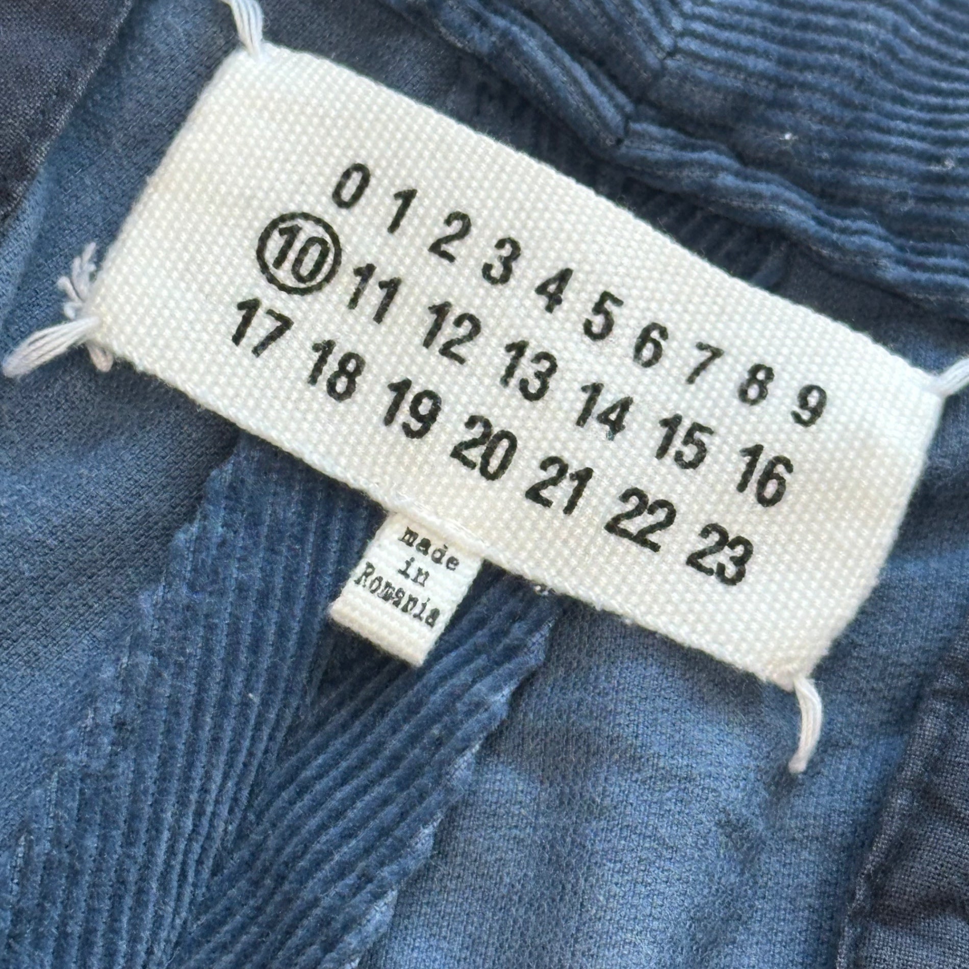 MAISON MARGIELA(メゾンマルジェラ) 13SS Corduroy Straight Pants コーデュロイ ストレート パンツ S30KA0339 46(S) ブルー 裾上げ有