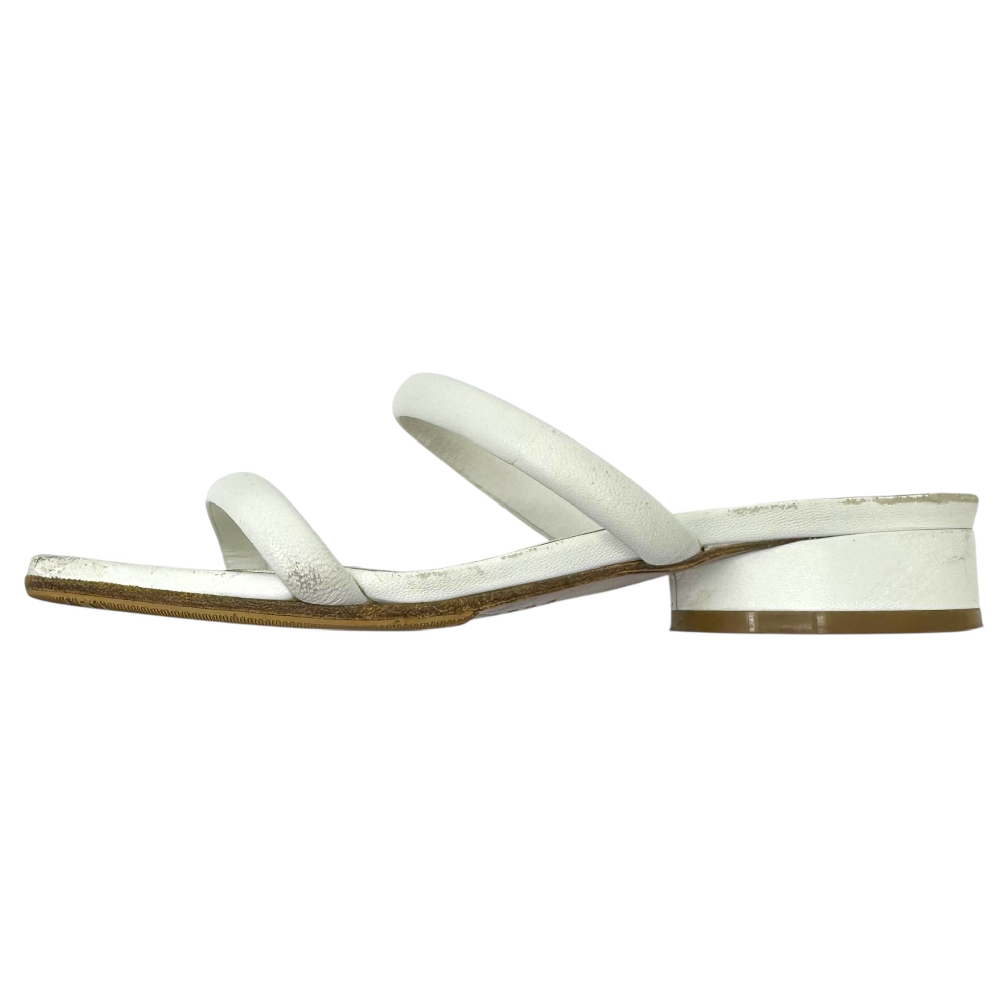 MAISON MARGIELA(メゾンマルジェラ) 20SS TABI Heel sandals 足袋 ヒール サンダル 35(22~22.5cm程度) ホワイト ミュール