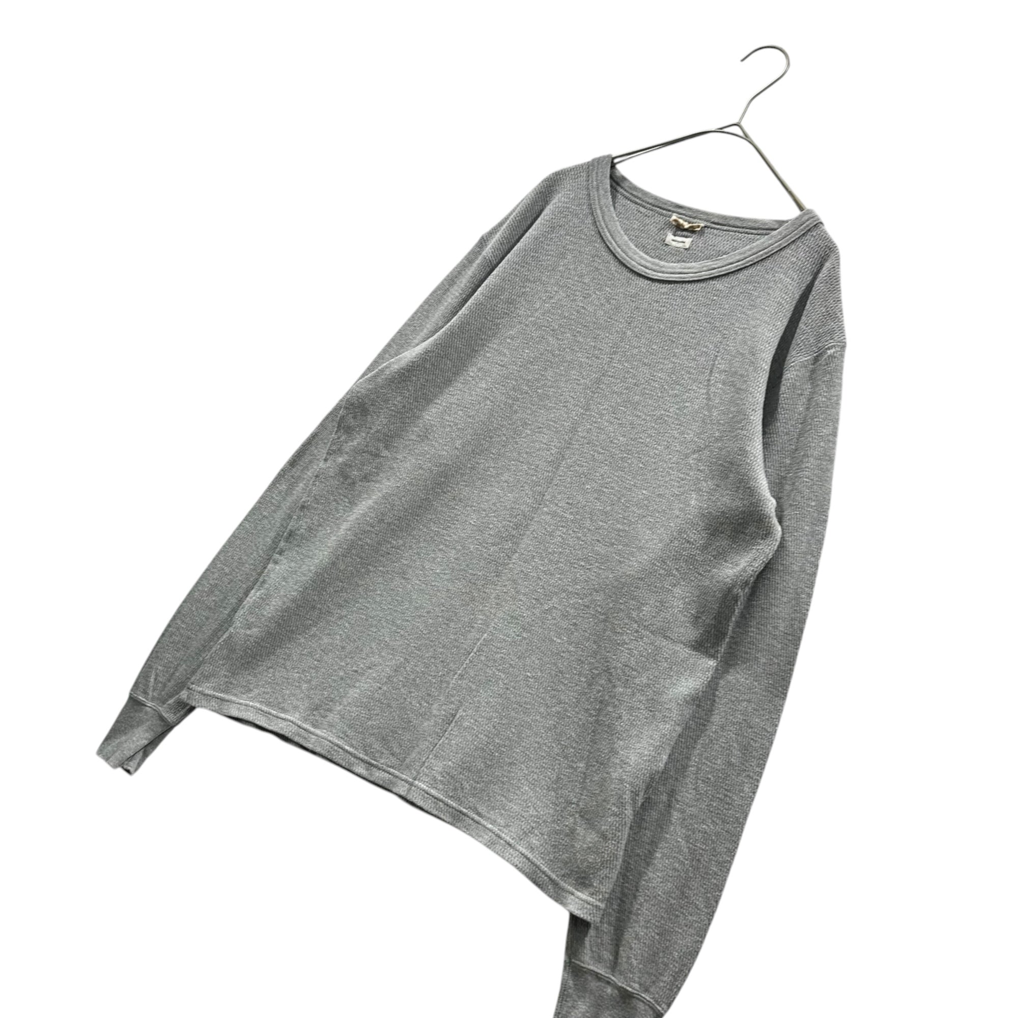 VISVIM(ビズビム/ヴィズヴィム) 2019SS SUBLIG THERMAL CREW 3-PACK L/S サブリグ サーマル クルーネック ロングスリーブ 長袖 カットソー 0119105009010 3 グレー Tシャツ
