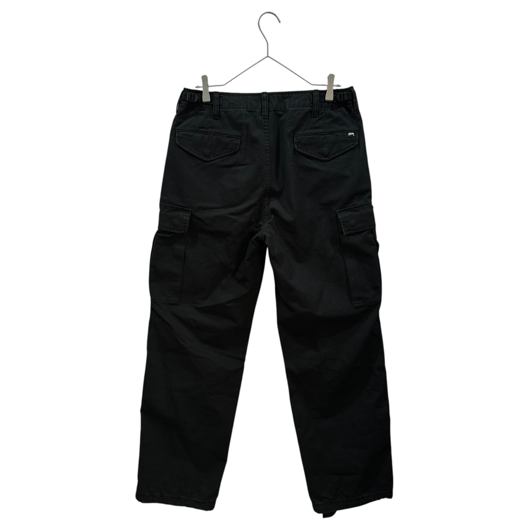 STUSSY(ステューシー) Cotton Cargo Pants コットン カーゴ パンツ 28 ブラック