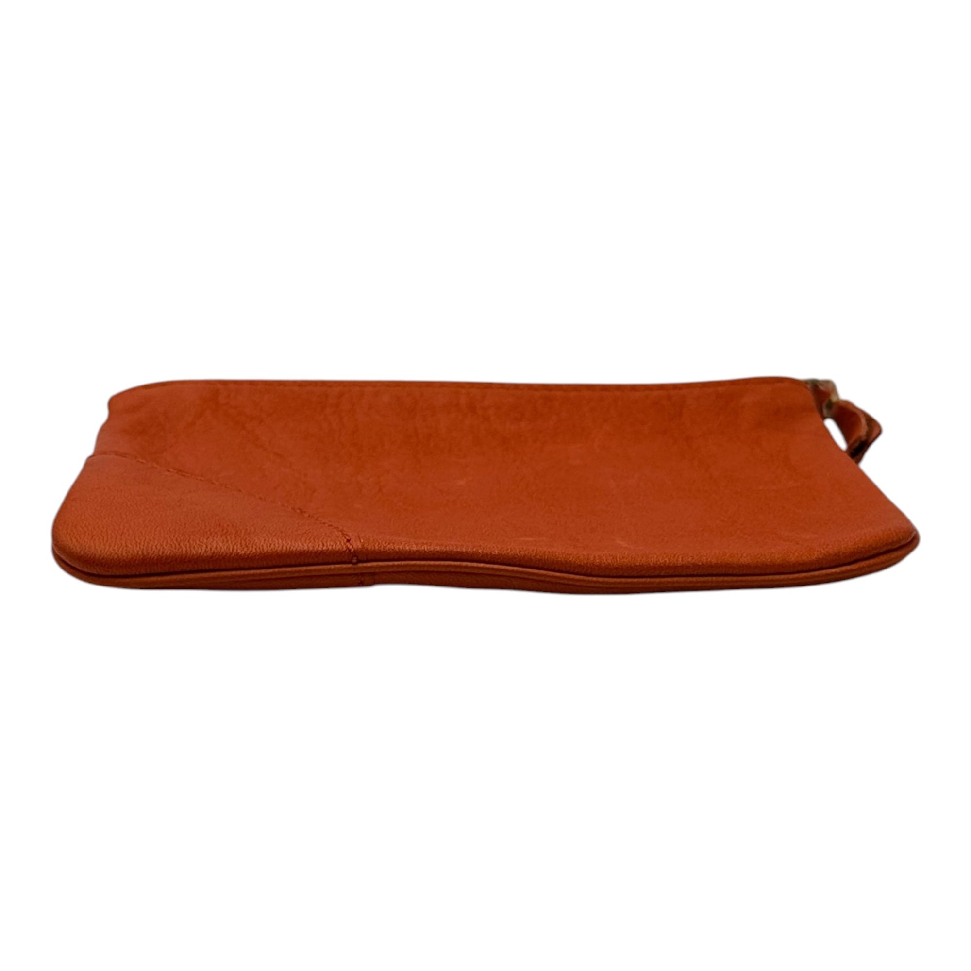 COMME des GARCONS(コムデギャルソン) WASHED WALLET ZIP POUCH ウォッシュド ウォレット ジップ ポーチ SA8100WW FREE オレンジ