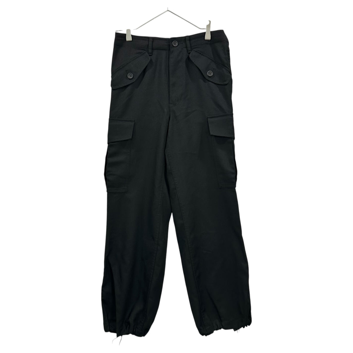 JUNYA WATANABE COMME des GARCONS(ジュンヤワタナベコムデギャルソン) 2003AW Wool Parachute Cargo Pants ウール パラシュート カーゴ パンツ JK-P032 S ブラック AD2003