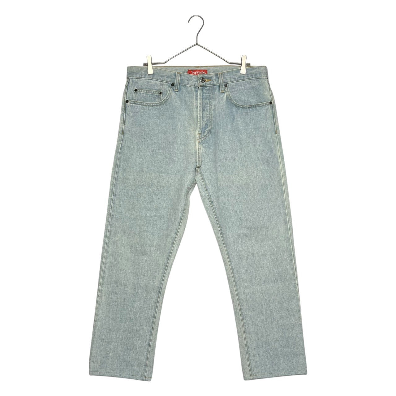 SUPREME(シュプリーム) Stone Washed Slim Jean ストーン ウォッシュ スリム パンツ W32 ライトインディゴ