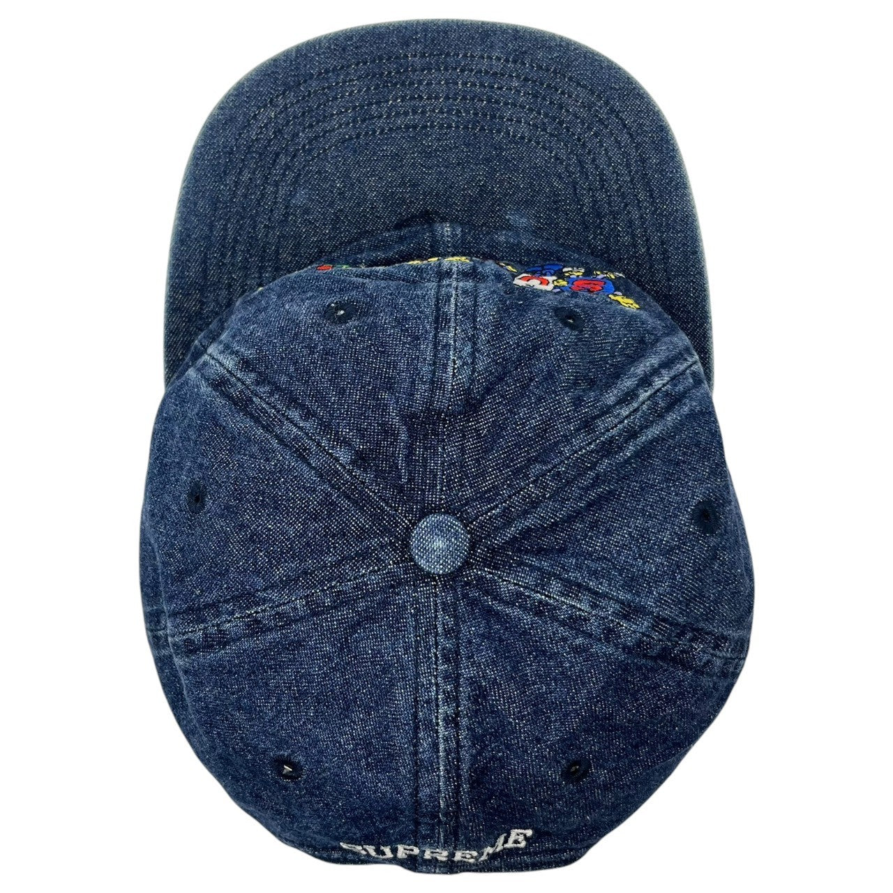 SUPREME(シュプリーム) 18SS Friends 6-Panel Denim Cap フレンズ 6パネル デニム キャップ インディゴ