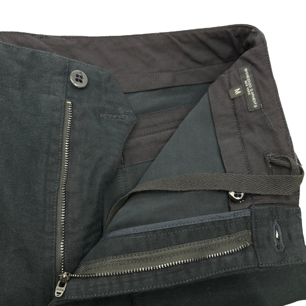 Engineered Garments(エンジニアードガーメンツ) 22AW Carlyle Pant Cotton Moleskin モールスキン カーライル パンツ M ブラック