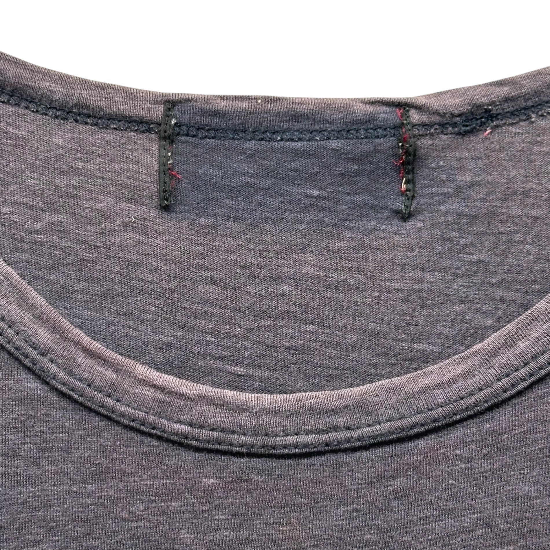 RRL(ダブルアールエル) Vintage-Washed Crew Neck T-Shirt ヴィンテージ加工 クルーネック Tシャツ ブラック(フェード強め)