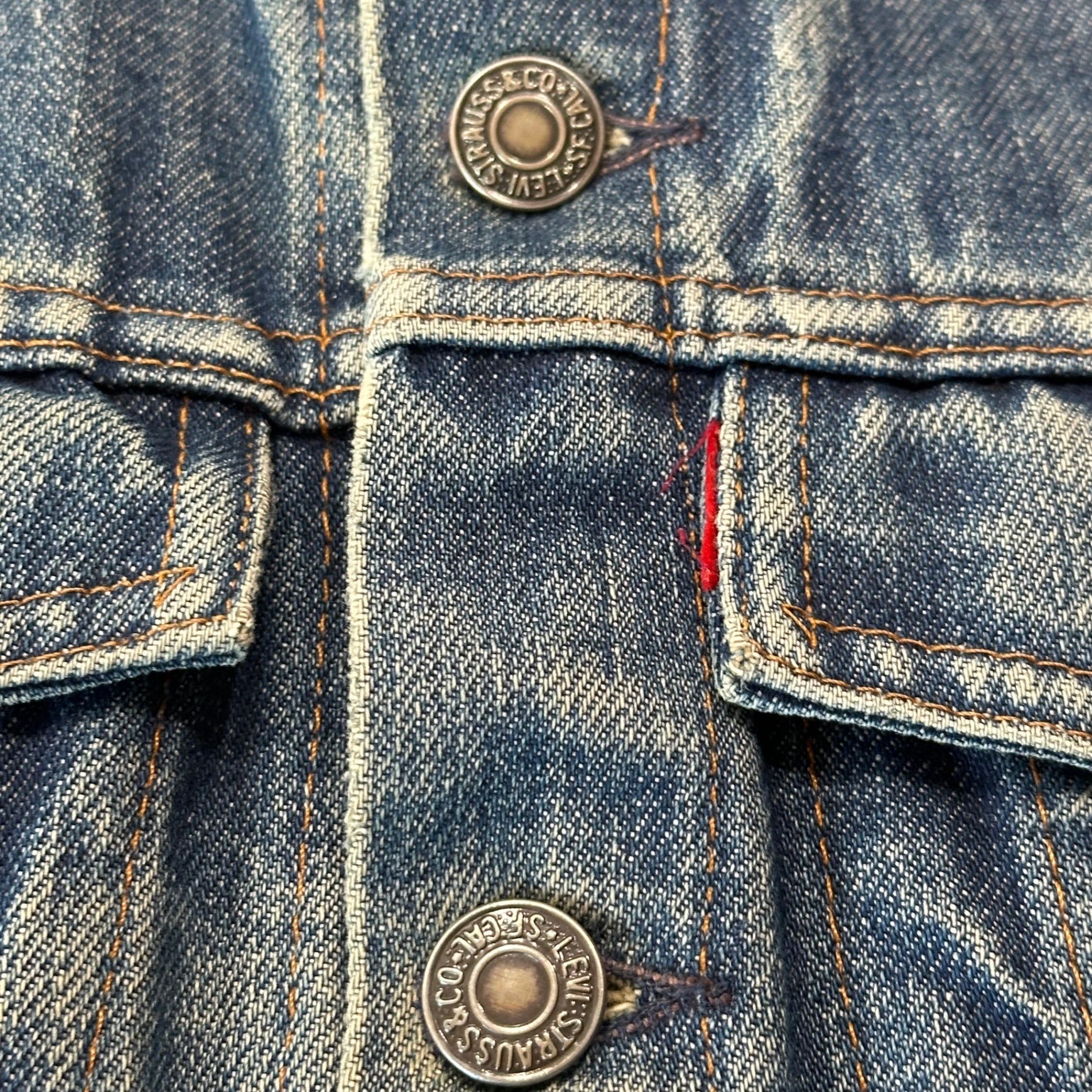 Levi's(リーバイス) 60's 70505 Tracker Denim Jacket 4th トラッカー デニム ジャケット 表記無(XS程度) インディゴ 推定60年代 ヴィンテージ