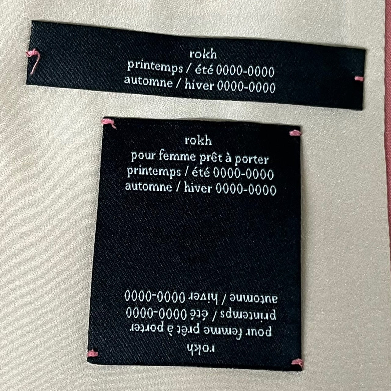 Rokh(ロク) layered double breasted long coat/レイヤードダブルブレストロングコート 00000136681446 SIZE S ピンク