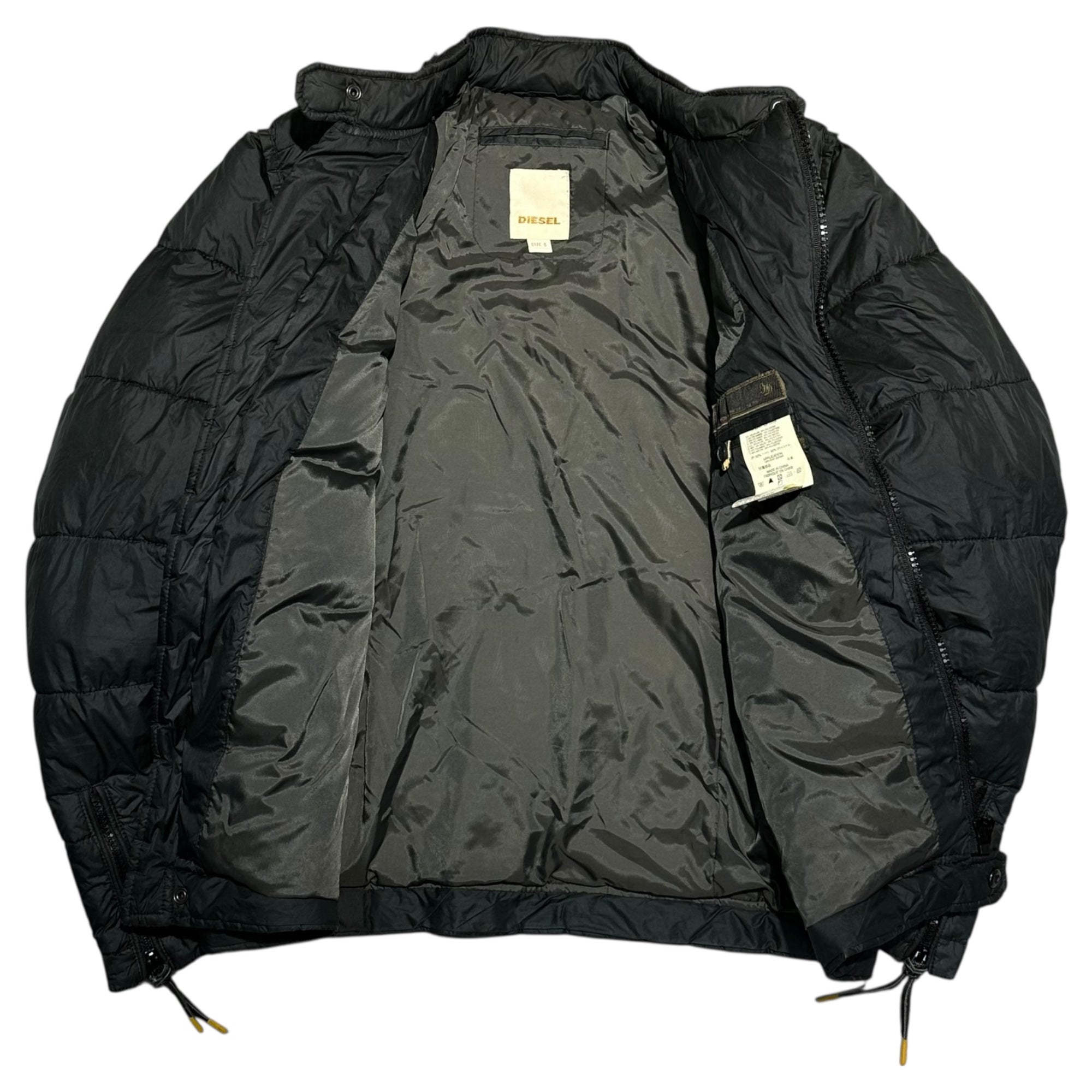 DIESEL(ディーゼル) 00's Quilted Jacket 00年代 中綿 ジャケット S モスグリーン