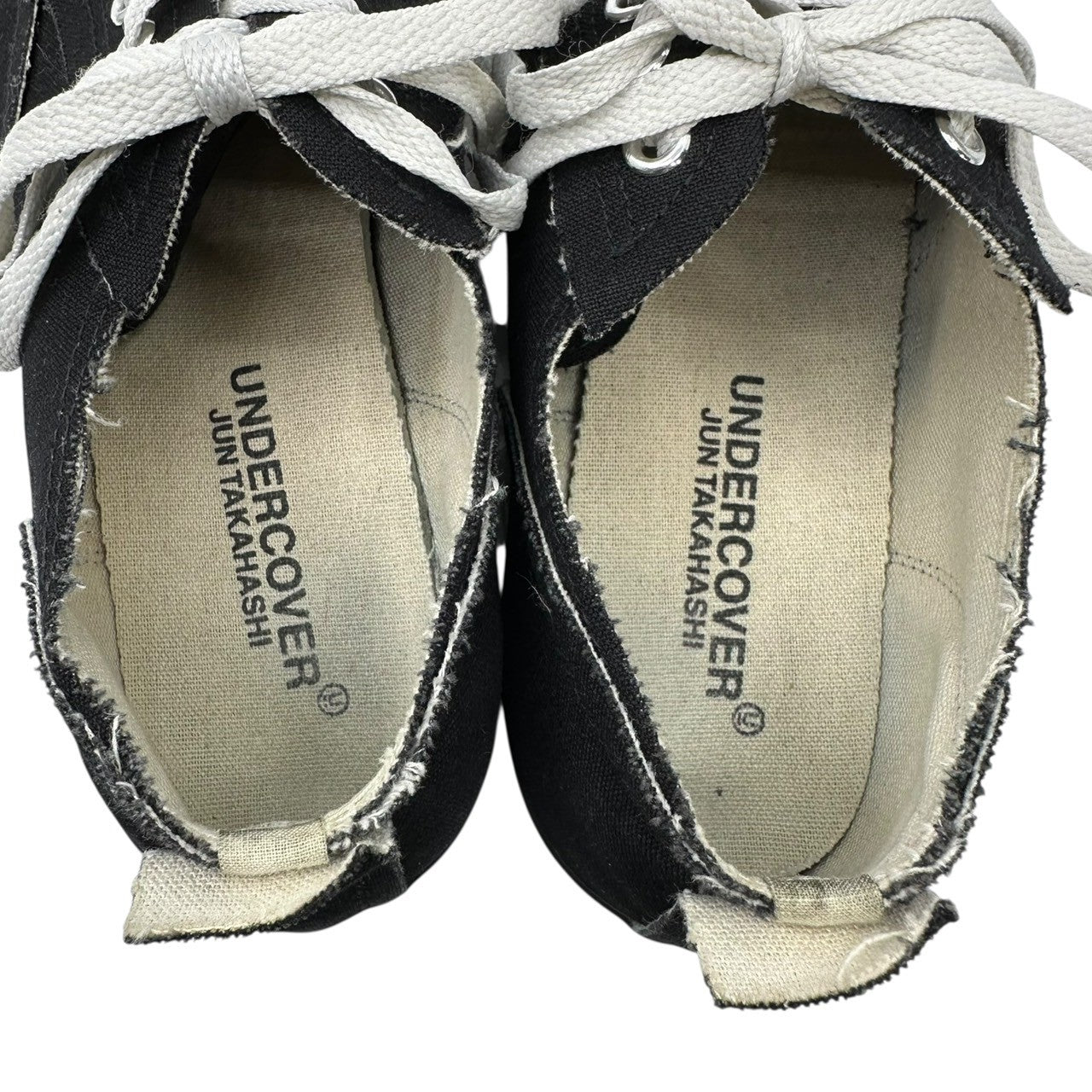 UNDERCOVER(アンダーカバー) Toe Logo Canvas Sneakers Jack Purcell Type トゥ ロゴ キャンバス スニーカー ジャックパーセルタイプ UC2B9F05 M(26.0~26.5cm) ブラック 箱付
