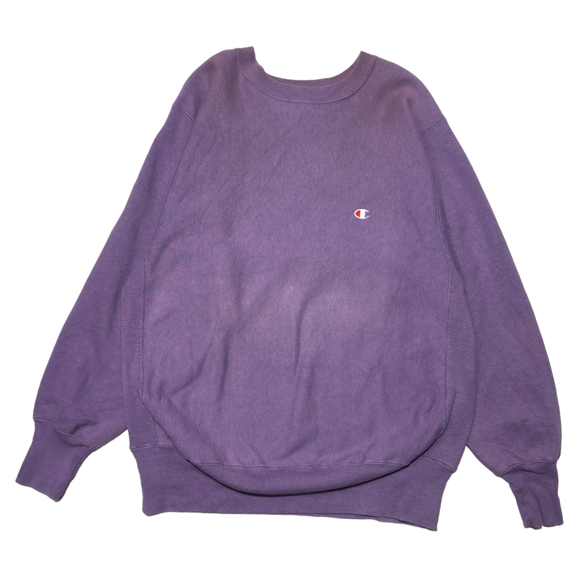 Champion(チャンピオン) 90's One point logo reverse weave sweatshirt リバースウィーブ スウェット L パープル 90年代 トリコタグ ヴィンテージ