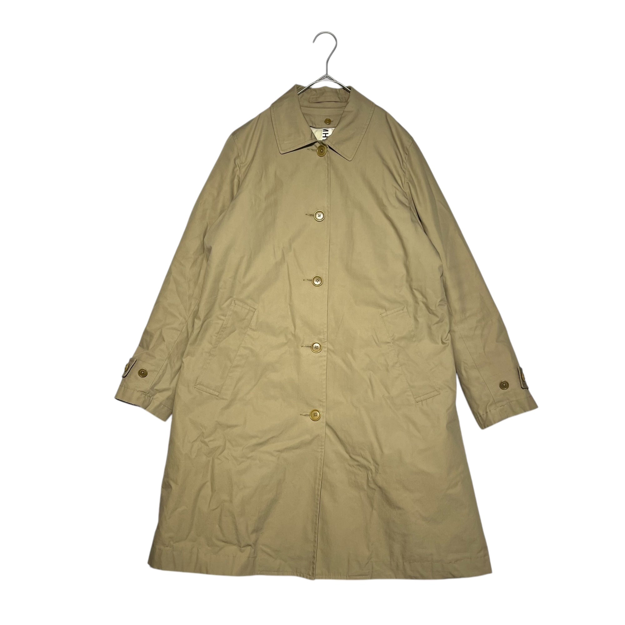 MHL.(マーガレットハウエル) 14AW Downliner Stainless Steel Collar Coat 14AW ダウンライナー ステンカラー コート 2WAY 595-212457 2(M程度) ベージュ