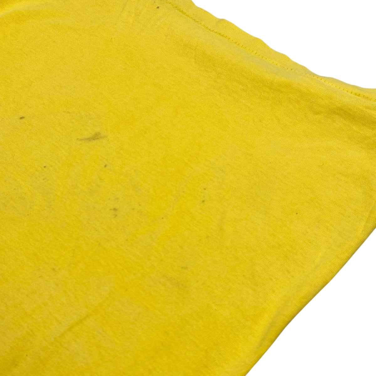 STUSSY(ステューシー) 1990's Pixel-Logo Crewneck S/S T-Shirt 90年代 ピクセル ロゴ クルーネック S/S Tシャツ L イエロー×ブルー 90s オールド OLD STUSSY ヴィンテージ シングルステッチ 紺タグ