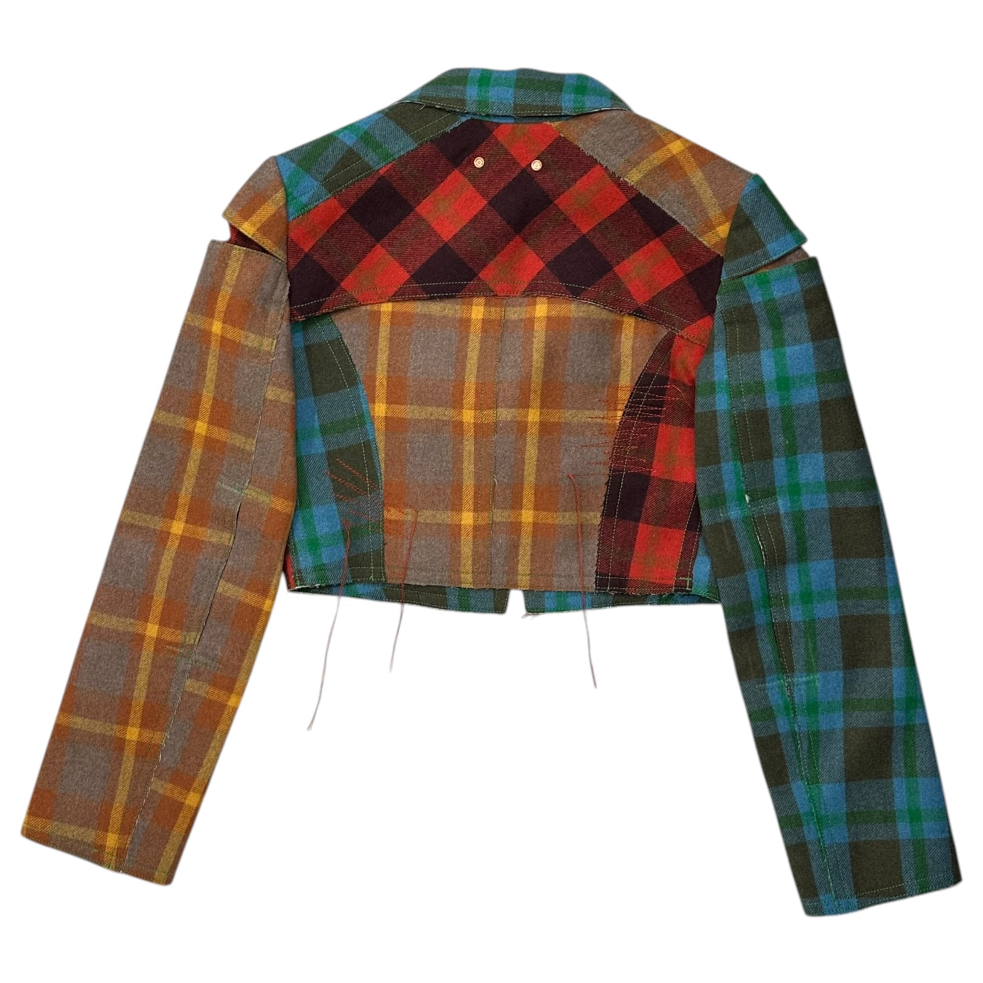 Andersson Bell(アンダーソンベル) Multicolor Melton Check Jacket マルチカラー メルトン チェック ジャケット 4368034 MULTI S マルチカラー ショートレングス