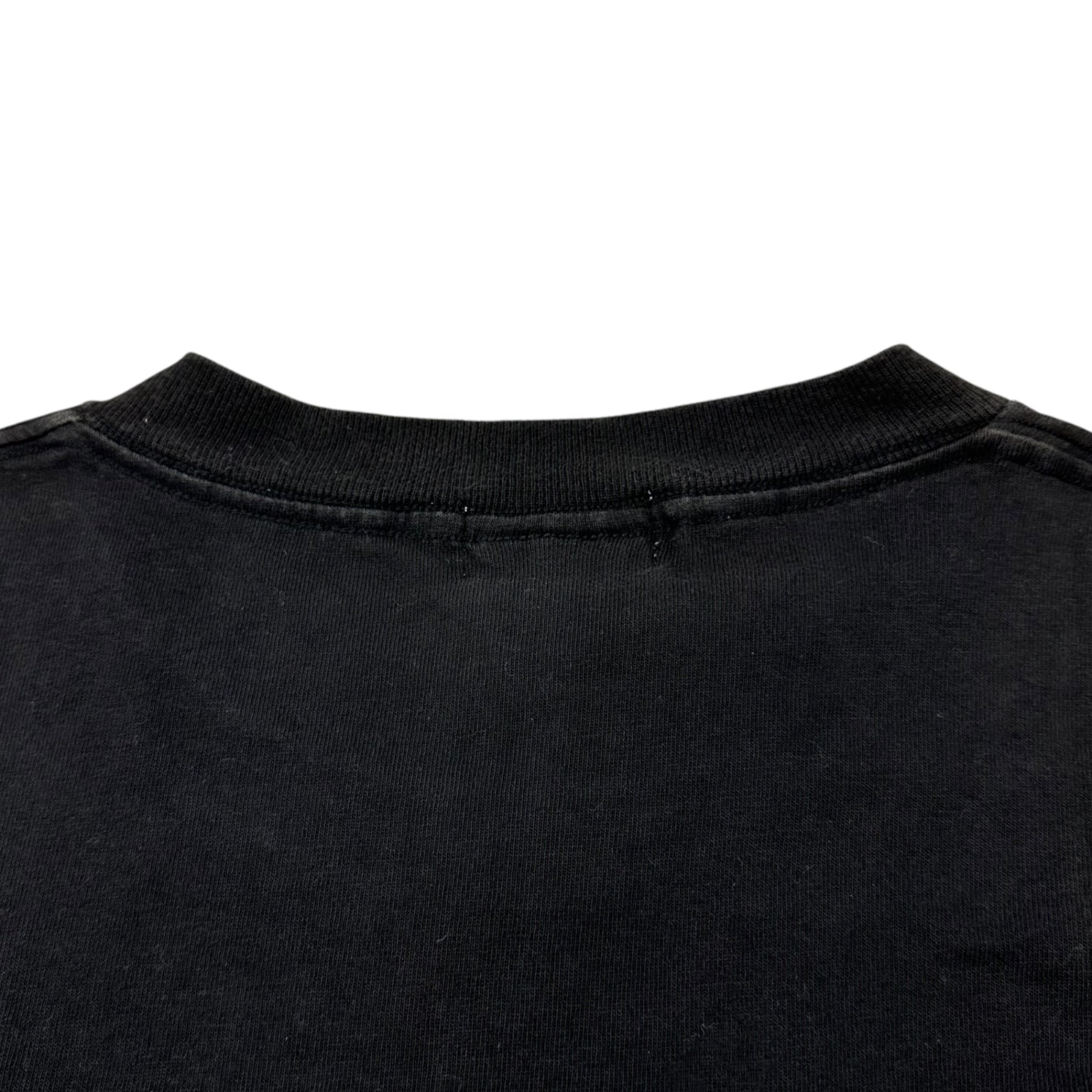 GOODENOUGH(グッドイナフ) 90's Early Front & Back Print Crew Neck T-Shirt 90年代 初期 フロント＆バック プリント クルーネック Tシャツ M ブラック×ホワイト