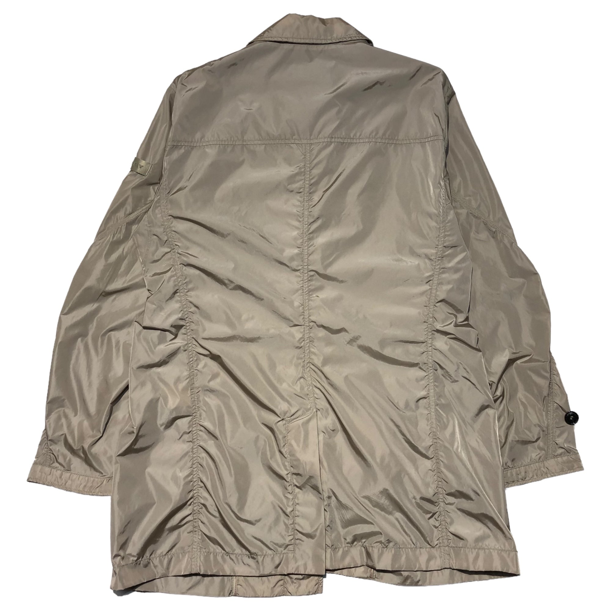 PEUTEREY(ピューテリー) nylon stainless steel collar coat ナイロン ステンカラー コート 47251167 50(XL程度) ベージュ ジャケット