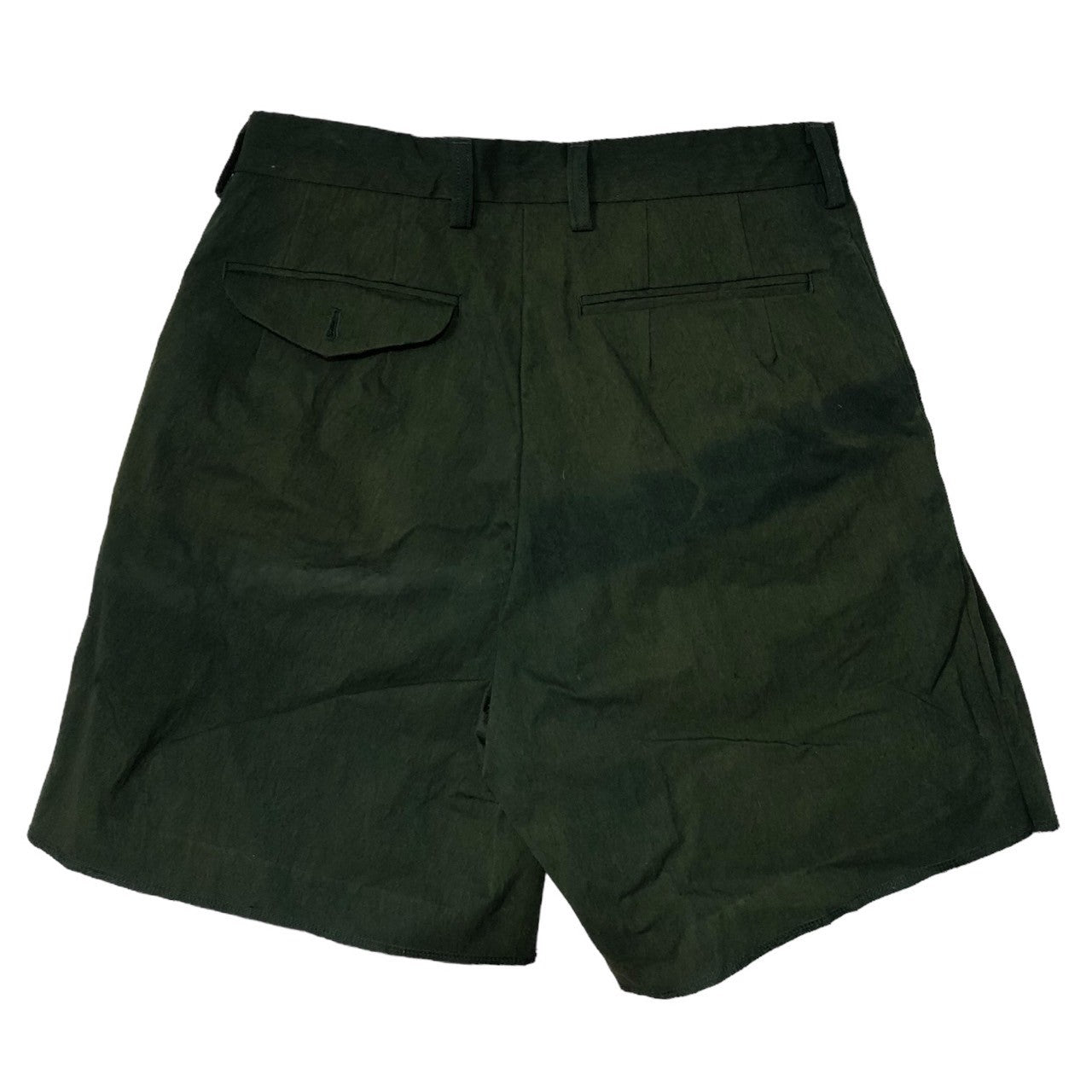 kolor(カラー) 13SS Nylon puckering shorts setup ナイロン ダブル ジャケット ショーツ セットアップ ハーフ パンツ13SCM-J03103 13SCM-P06103 SIZE 1(S) グリーン テーラード