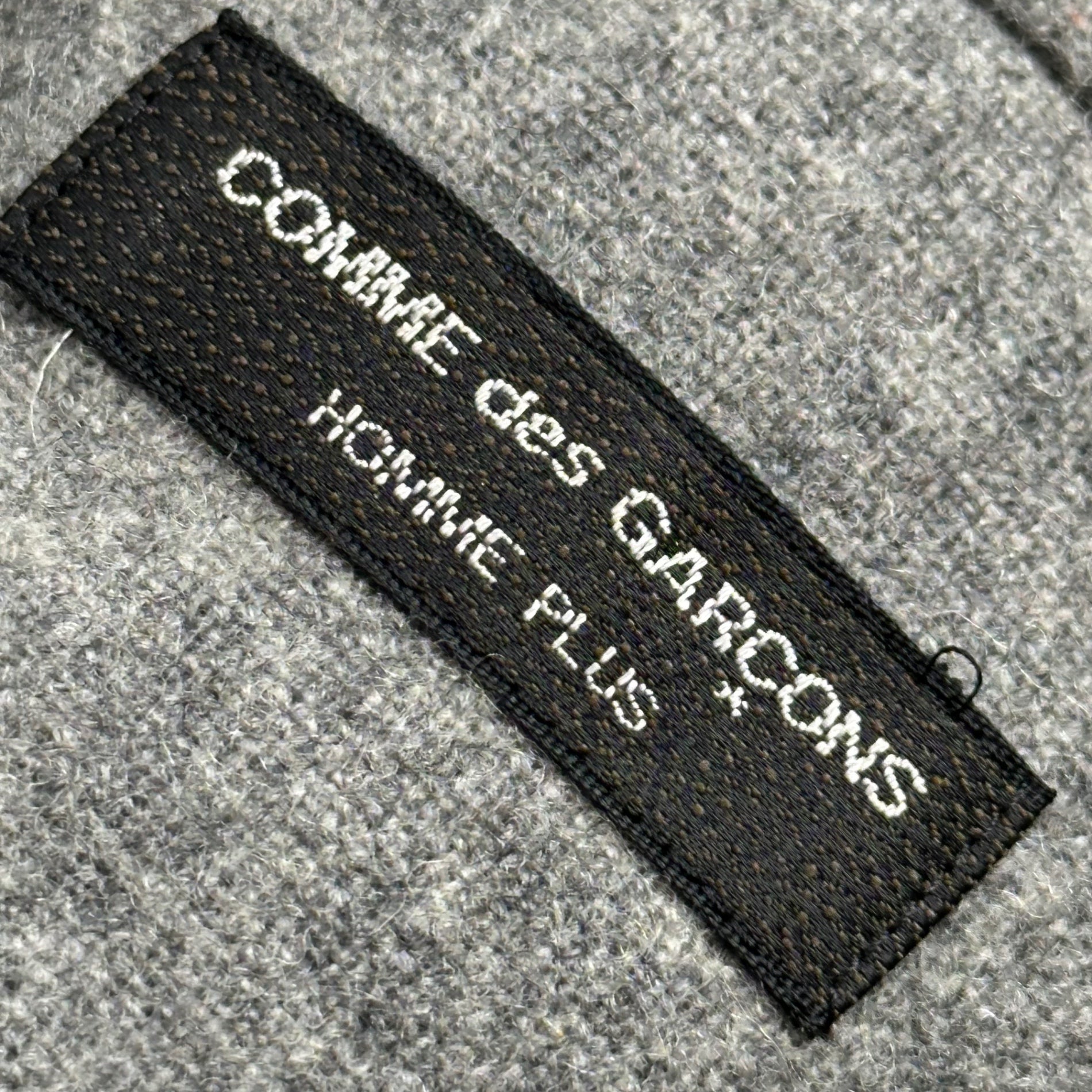 COMME des GARCONS HOMME PLUS(コムデギャルソンオムプリュス) 1999AW Souvenir Kitsch Yokohama Print Wool Shirt スーベニールキッチュ 横浜 名所 切替 ウールシャツ  PB-040440 FREE レッド×グレー AD1999