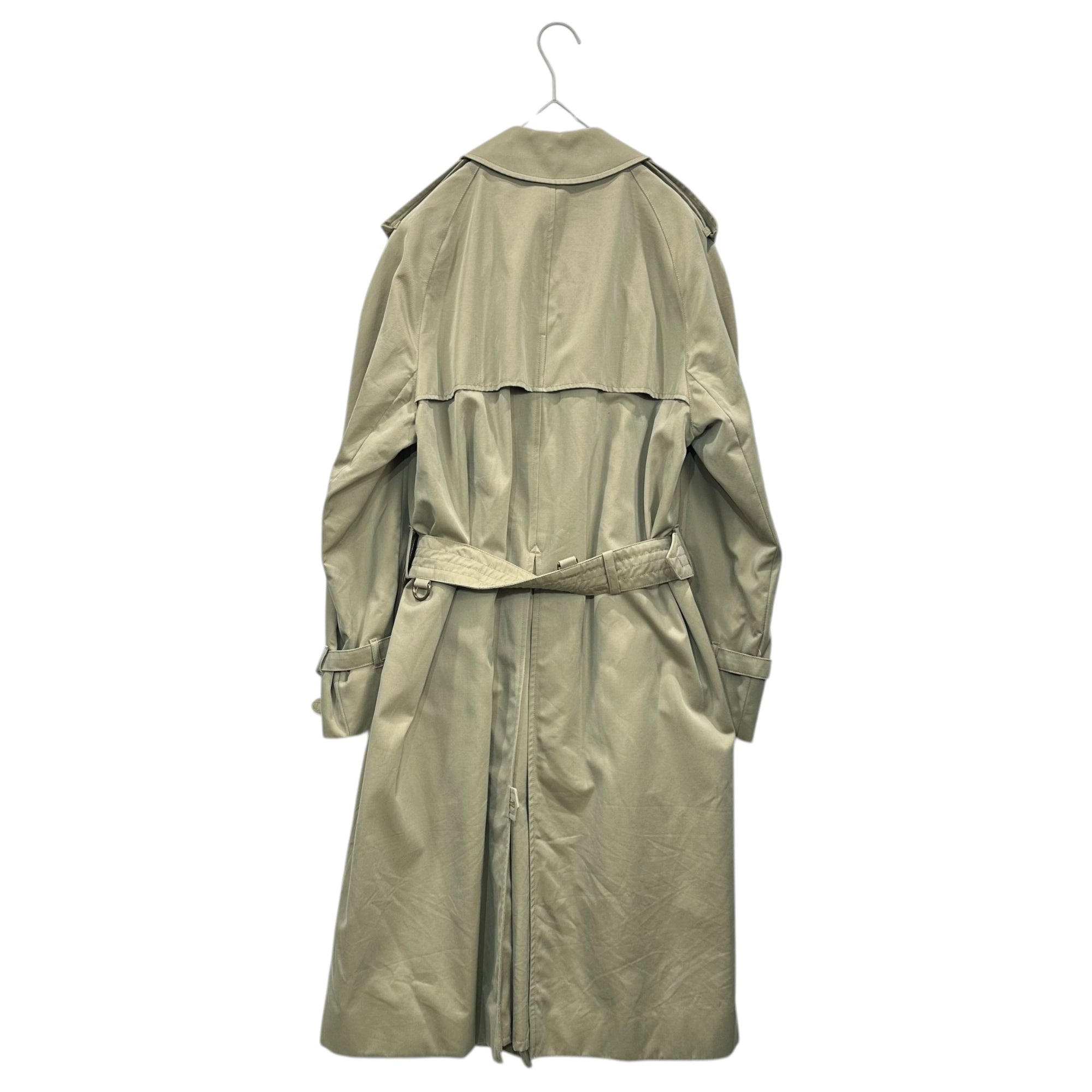Aquascutum(アクアスキュータム) 80's England made Aqua 5 Trench coat 英国製 トレンチ コート M14(L~XL) ベージュ 80年代 チェック ロング ヴィンテージ