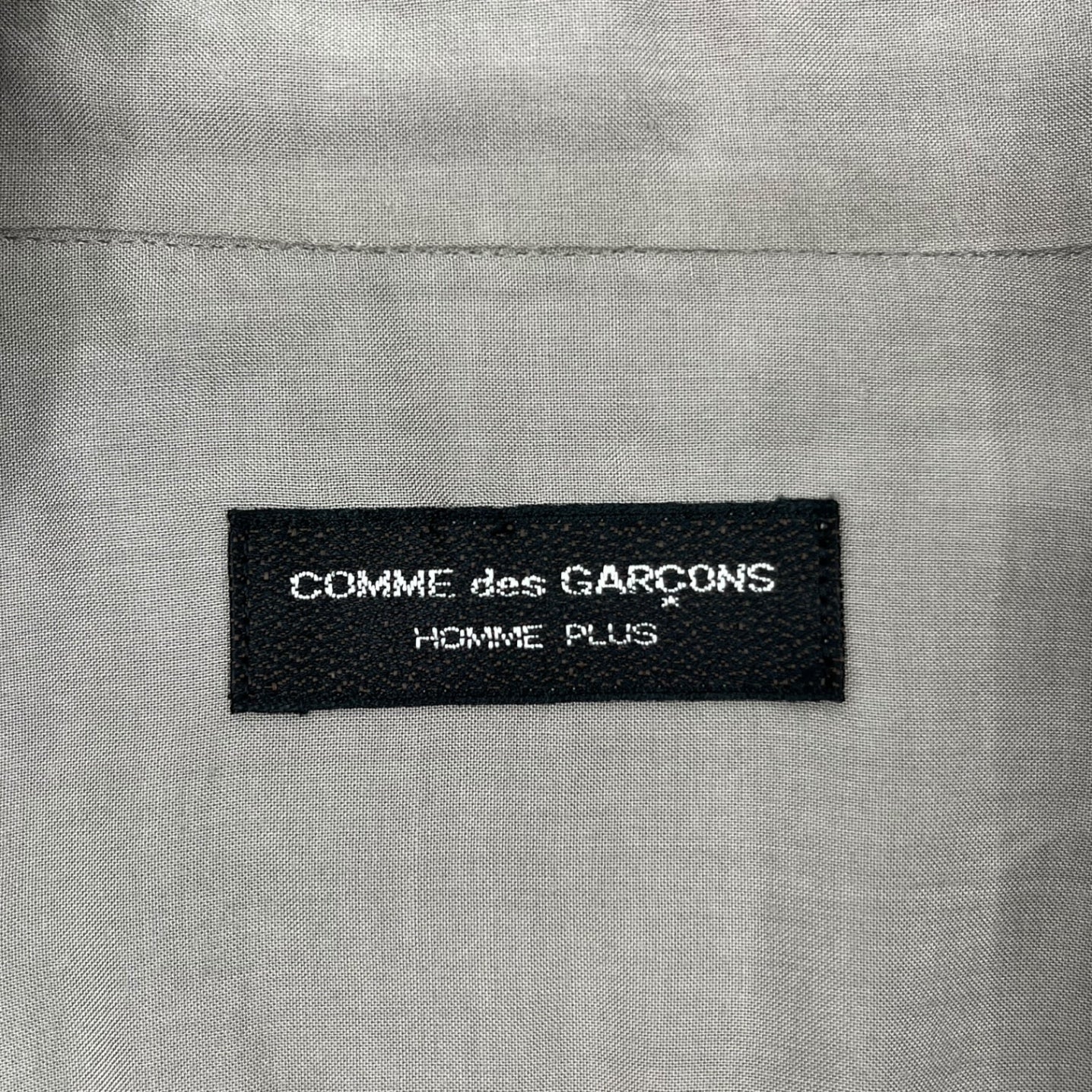 COMME des GARCONS HOMME PLUS(コムデギャルソンオムプリュス) 96SS centerline rayon shirt センターライン レーヨン シャツ PB-040500 FREE(M程度) グレー×ブルー AD1995