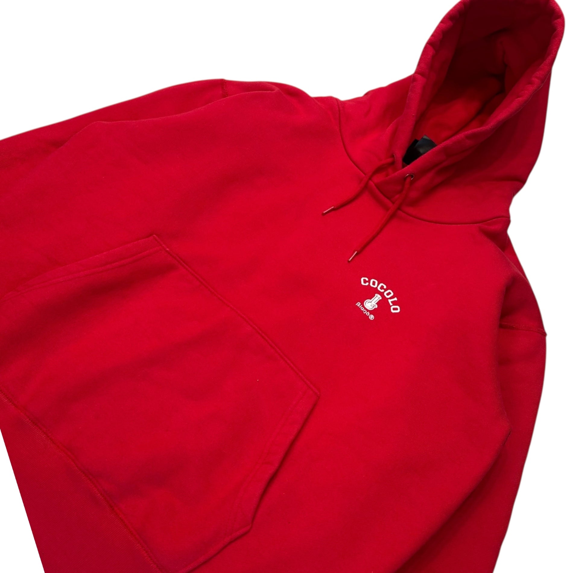 COCOLOBLAND(ココロブランド) Big Logo Print Pullover Hoodie ビッグ ロゴ プリント プルオーバー パーカー L レッド