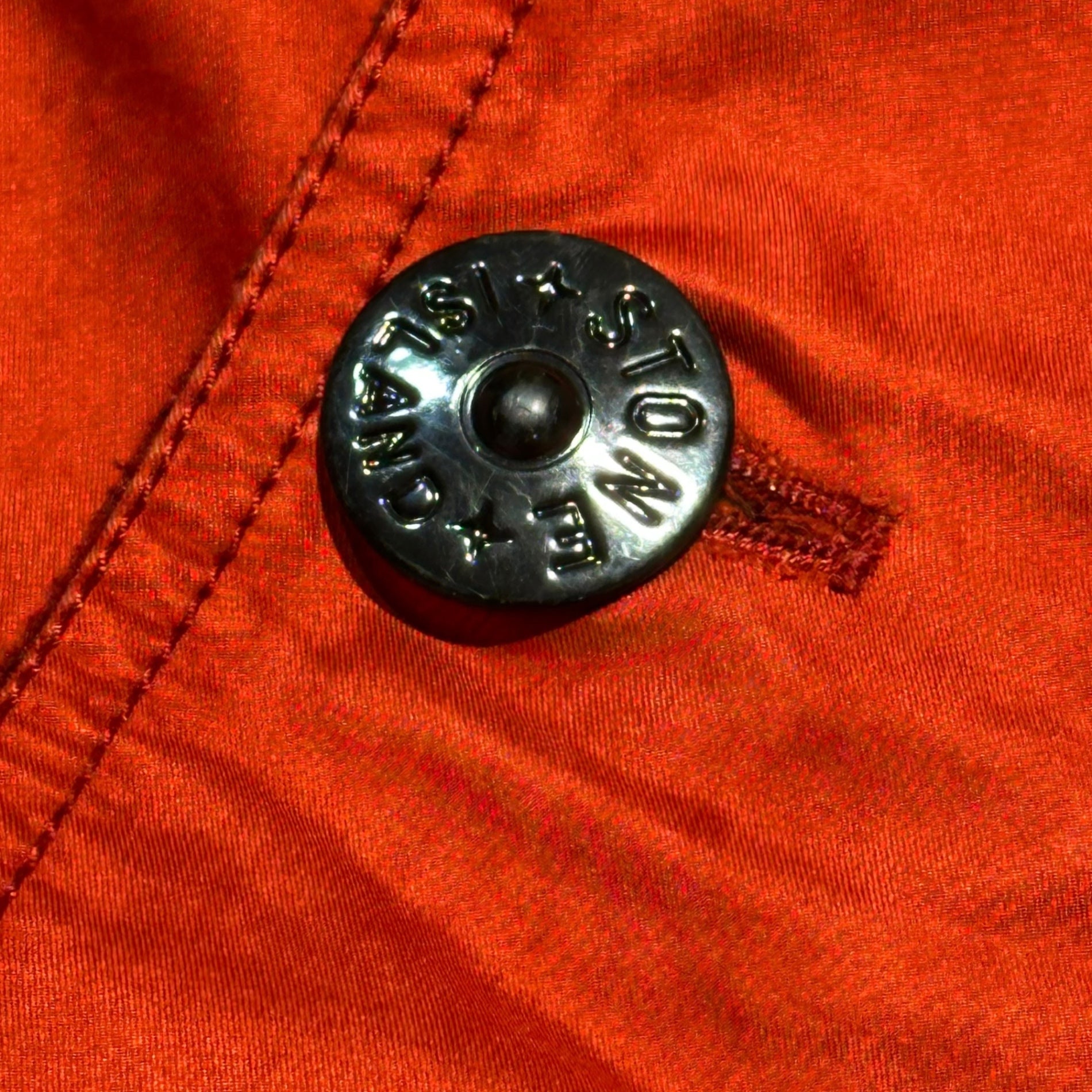 STONE ISLAND(ストーンアイランド) 14AW David TC Double Lined Felt Hood Mid Parka デイビッド TC ダブルライニング フェルトフード ミッドパーカー 611543949 L オレンジ 名作