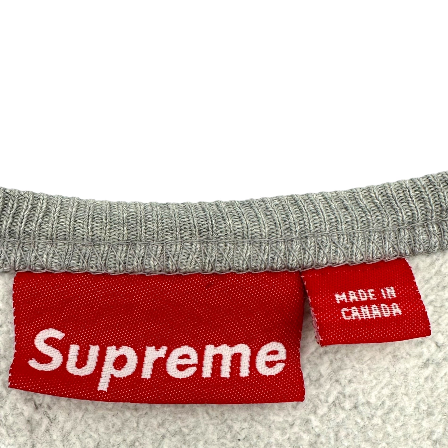 SUPREME(シュプリーム) 2004AW Ewing Crewneck Sweatshirt クルーネックスウェット XL グレー 00's カナダ製